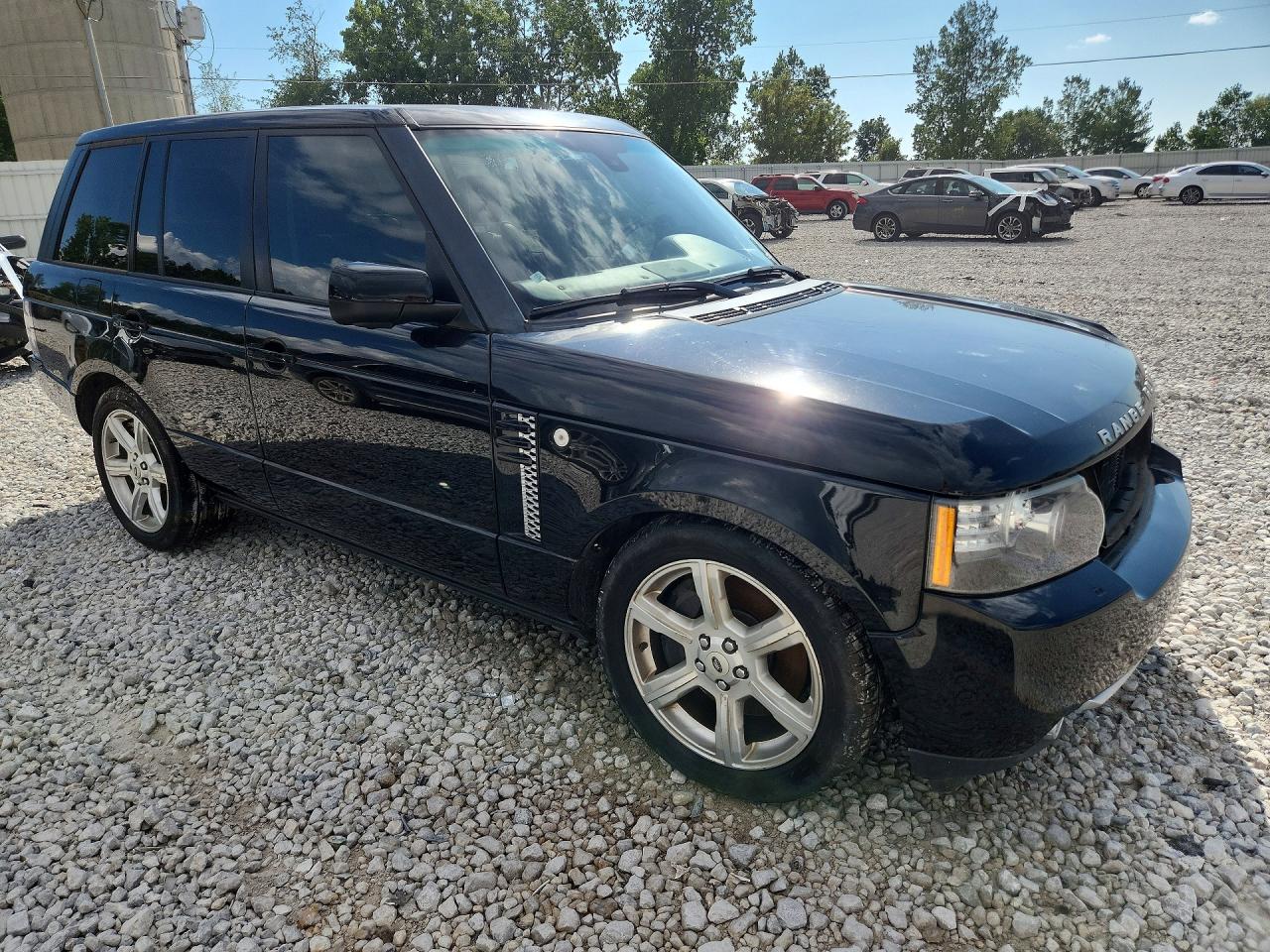 2012 Land Rover Range Rover Hse Luxury Черный vin: SALMF1E48CA391777