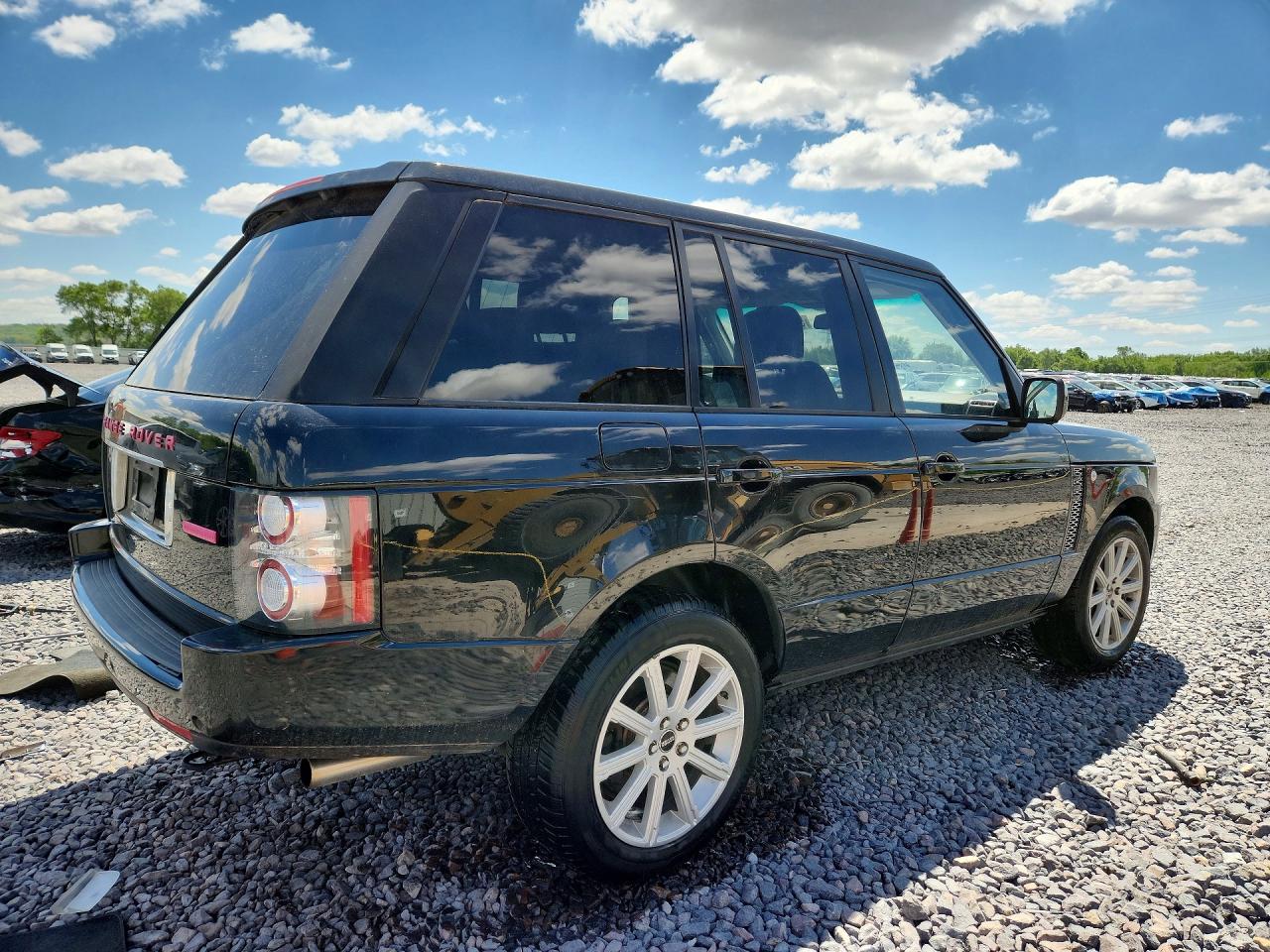 2012 Land Rover Range Rover Hse Luxury Black vin: SALMF1E4XCA387813