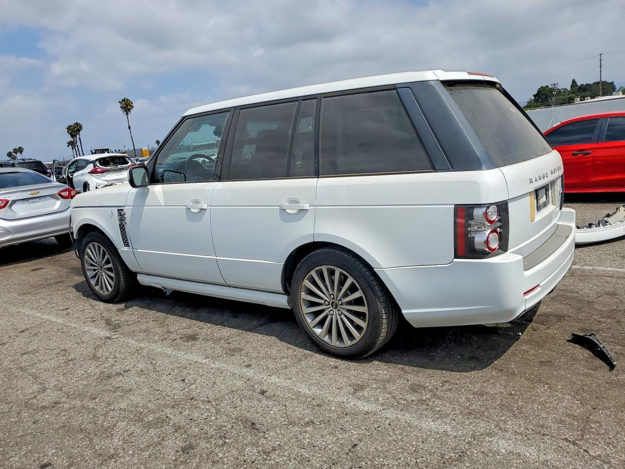2012 Land Rover Range Rover Autobiography White vin: SALMP1E4XCA372127