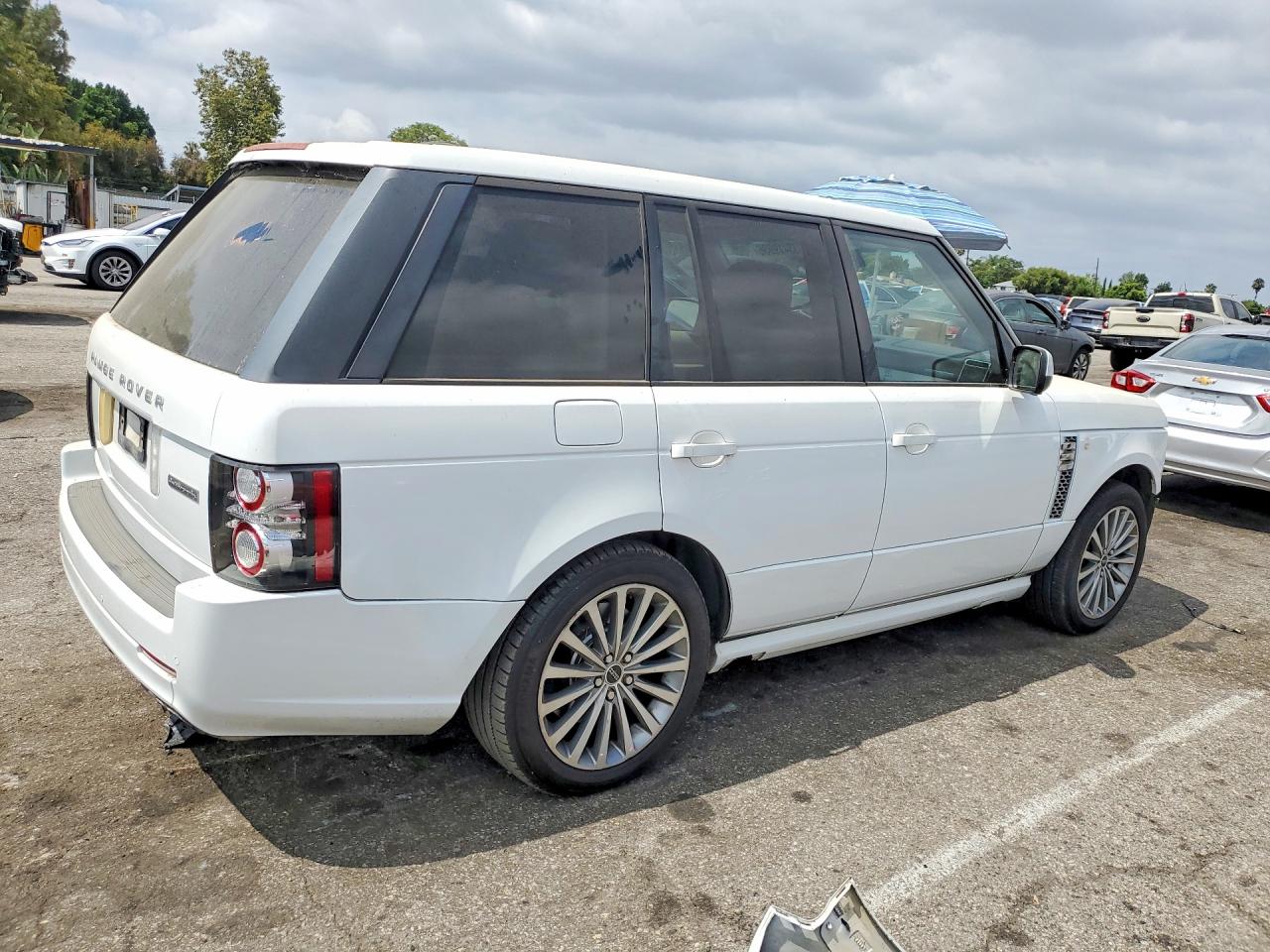 2012 Land Rover Range Rover Autobiography White vin: SALMP1E4XCA372127