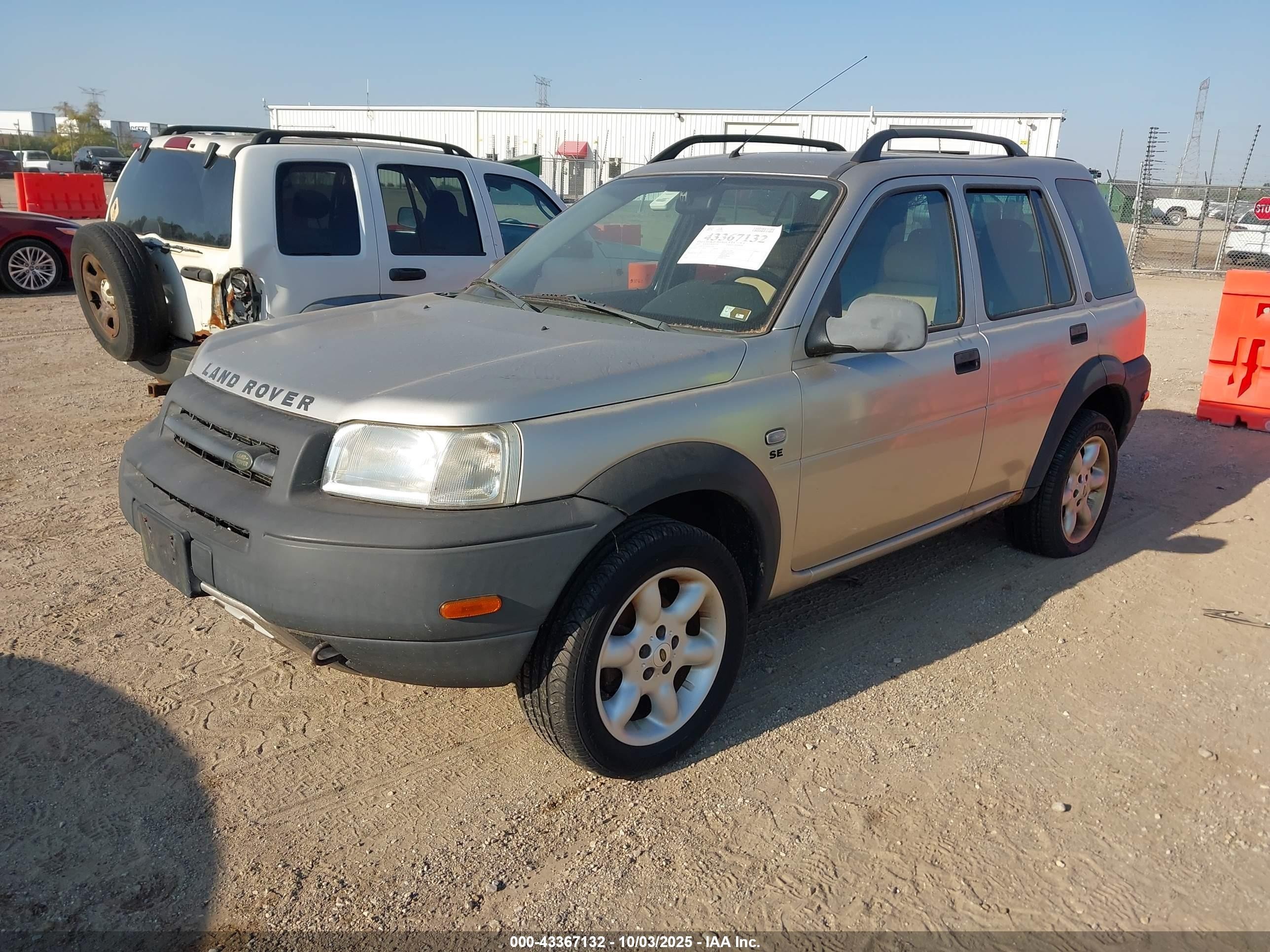 2003 Land Rover Freelander Se Beige vin: SALNY22203A232341