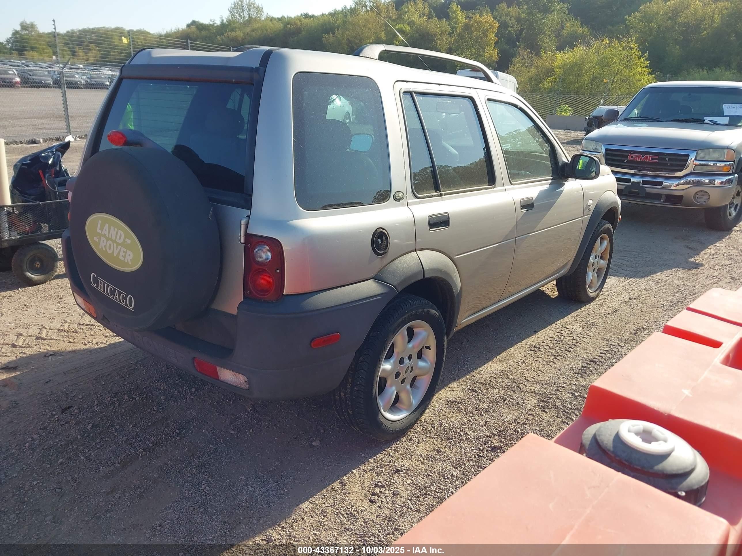 2003 Land Rover Freelander Se Beige vin: SALNY22203A232341
