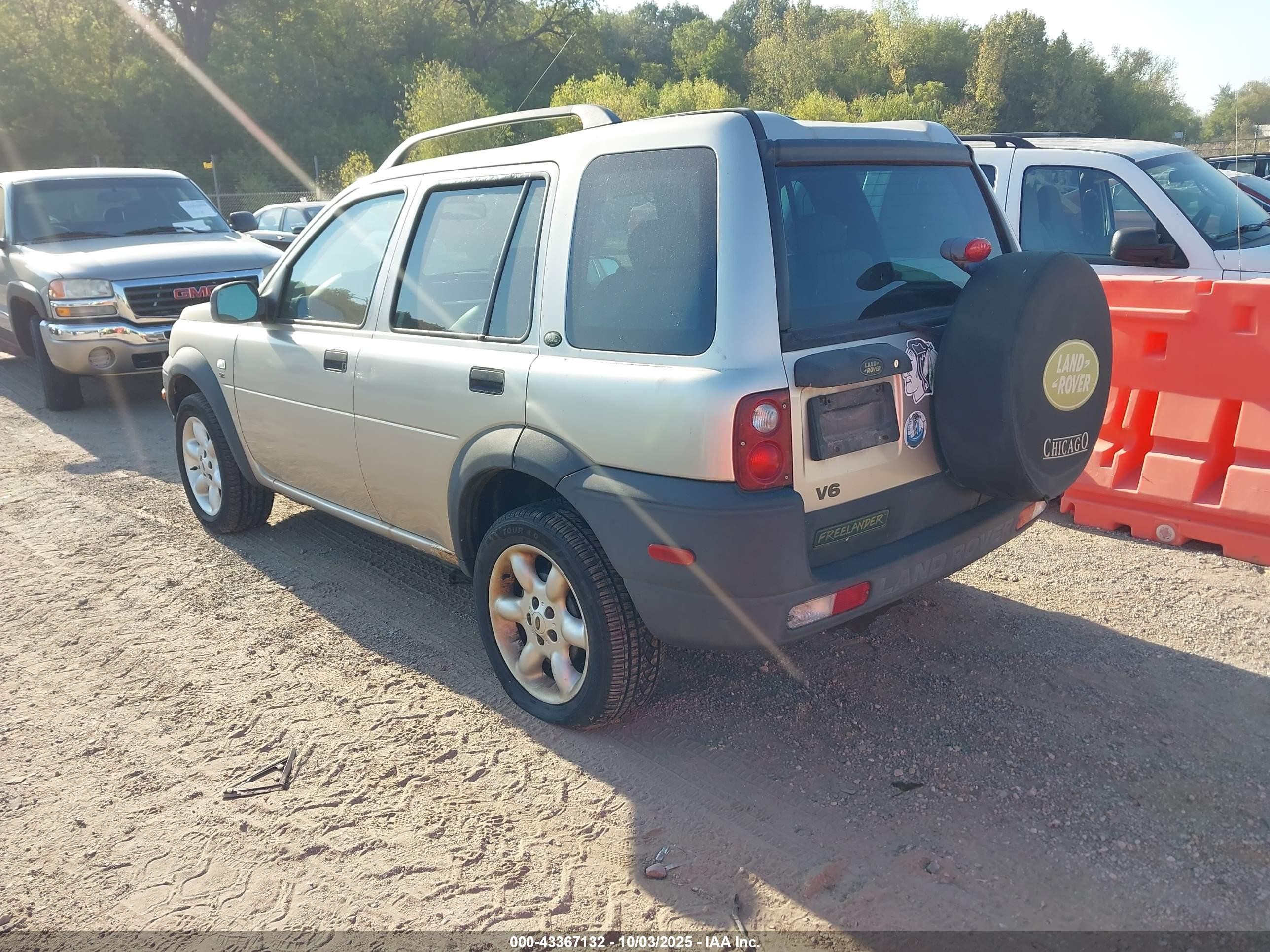 2003 Land Rover Freelander Se Beige vin: SALNY22203A232341