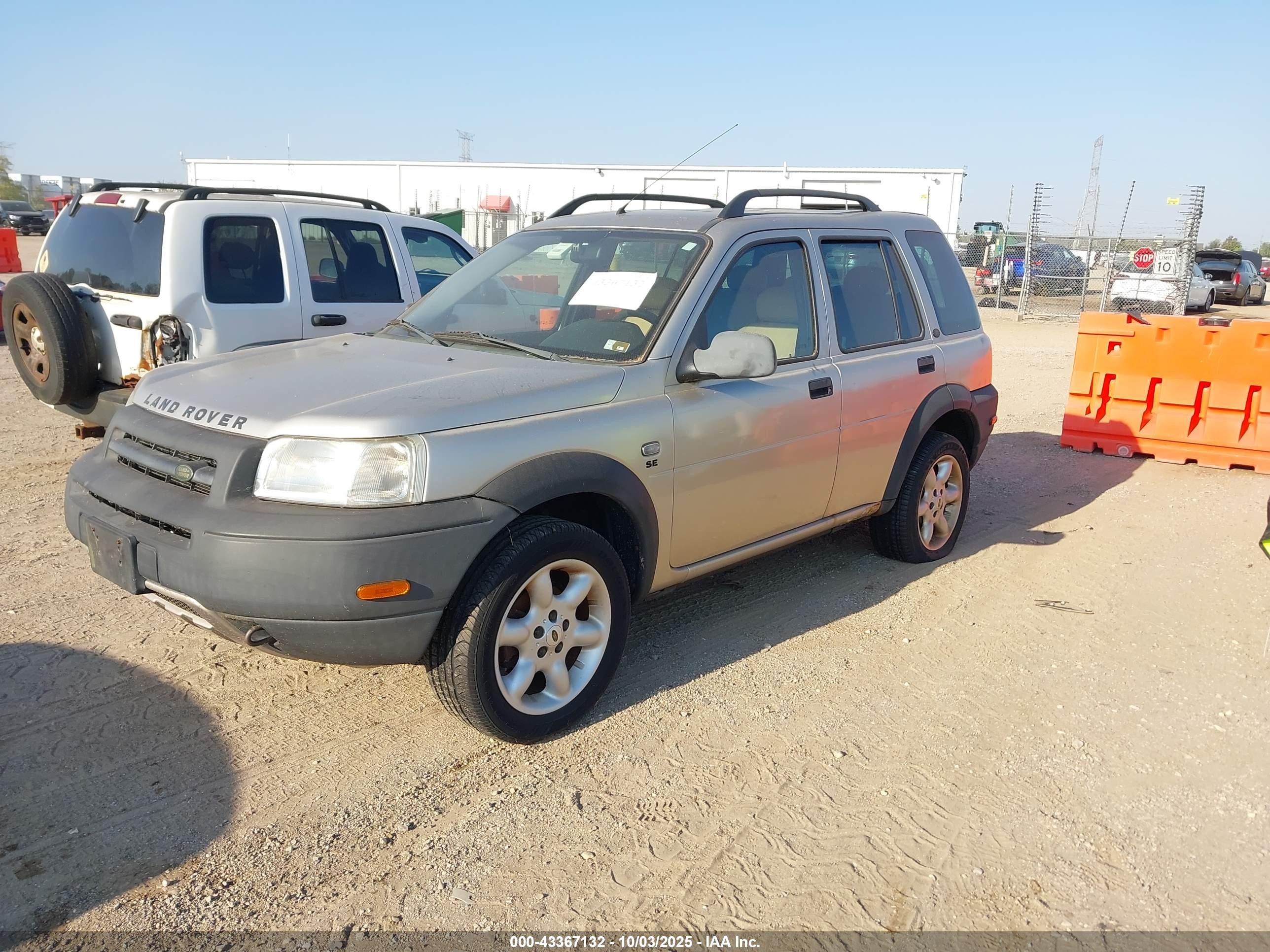 2003 Land Rover Freelander Se Beige vin: SALNY22203A232341