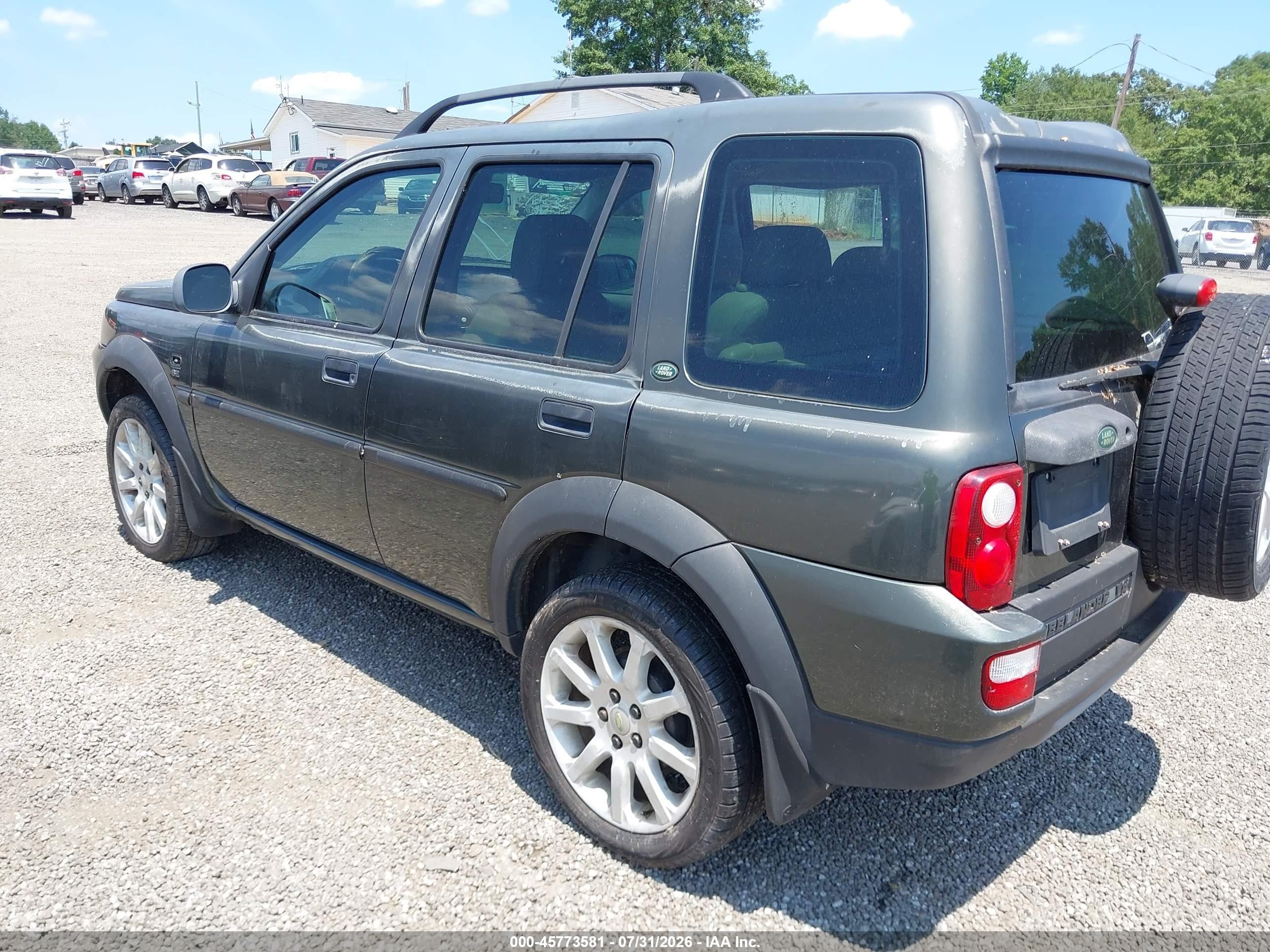 2005 Land Rover Freelander Se Green vin: SALNY22295A480574