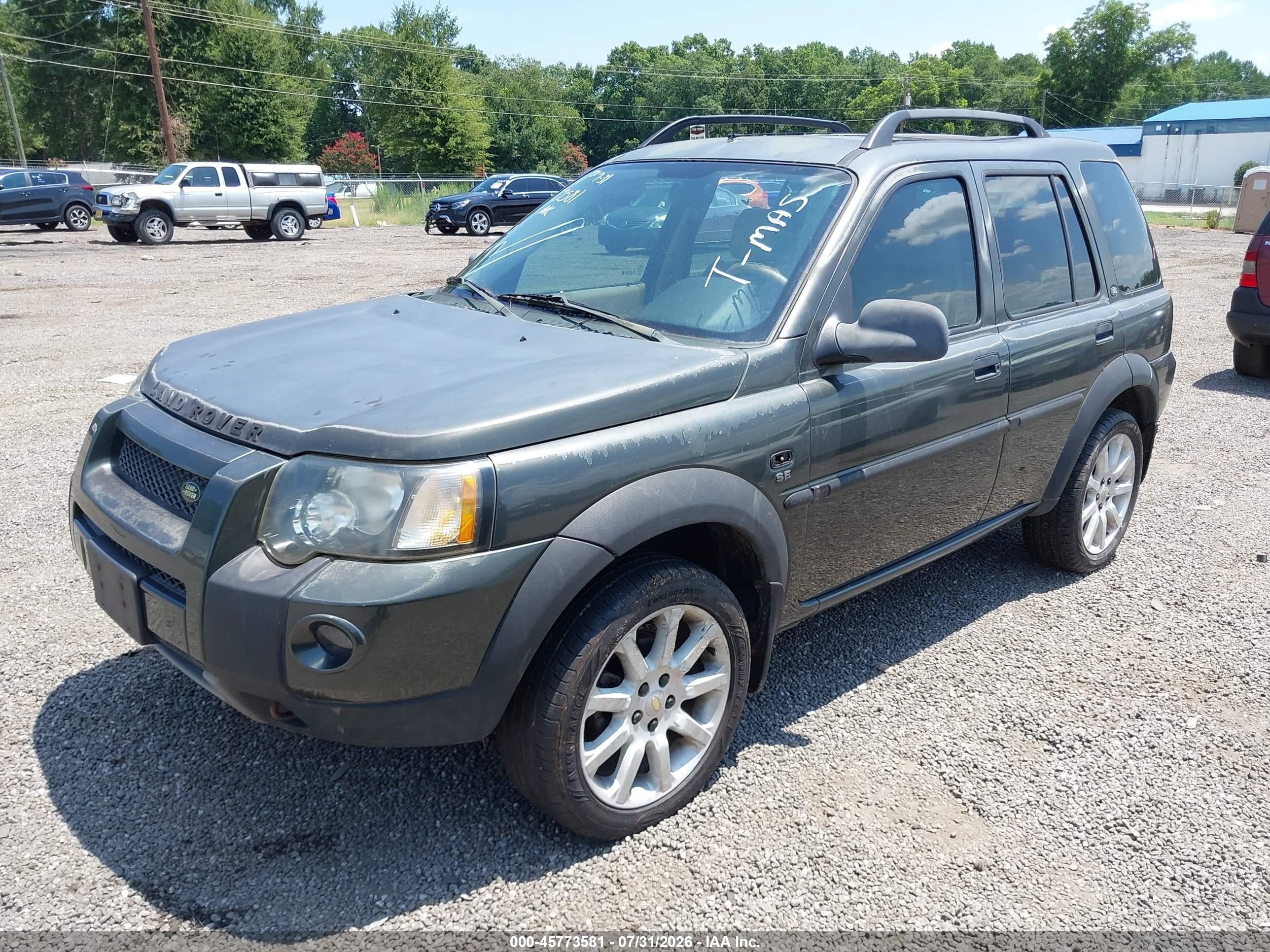 2005 Land Rover Freelander Se Green vin: SALNY22295A480574