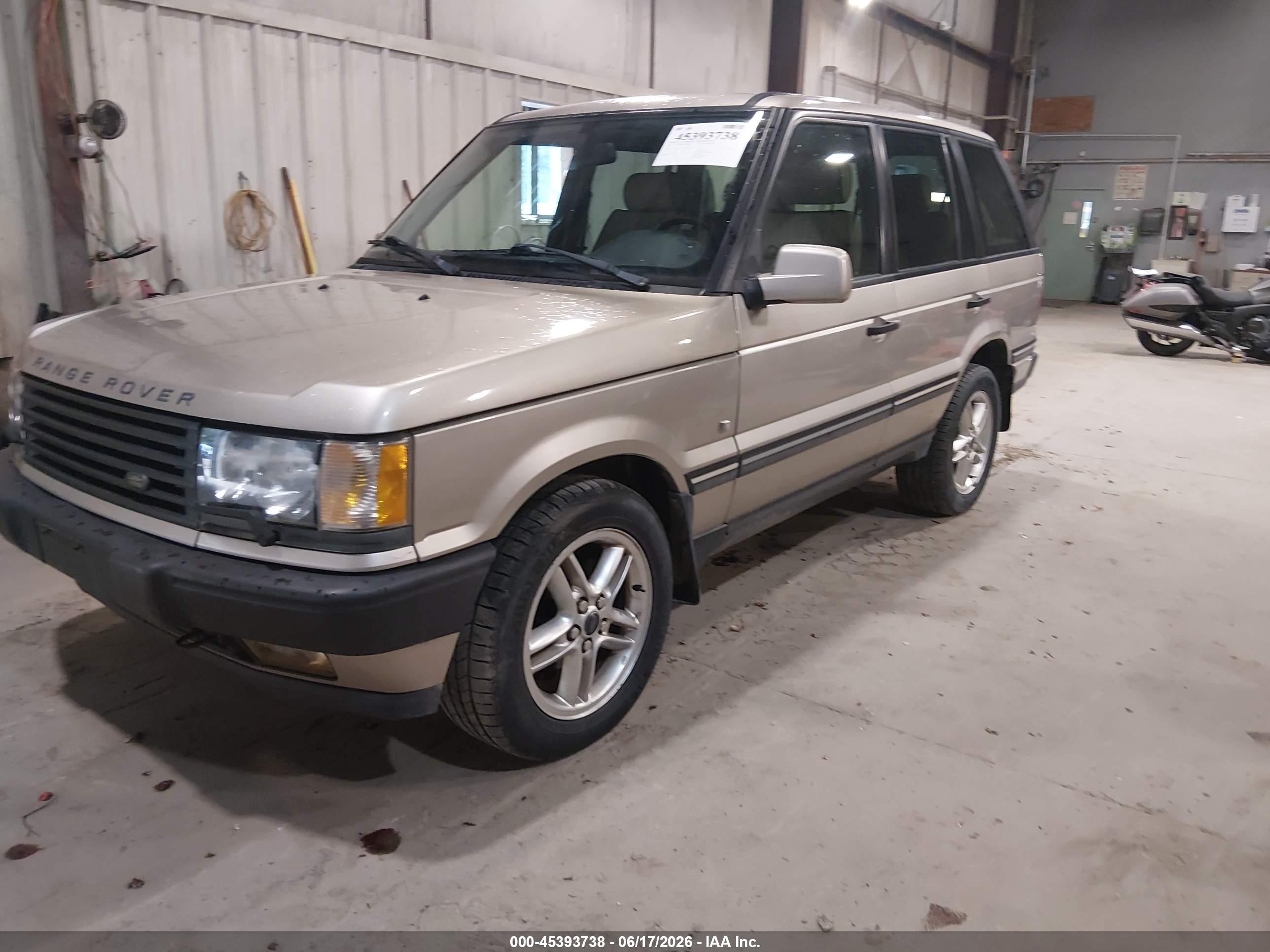 2002 Land Rover Range Rover 4.6 Hse Long Wheelbase Tan vin: SALPM16402A465225