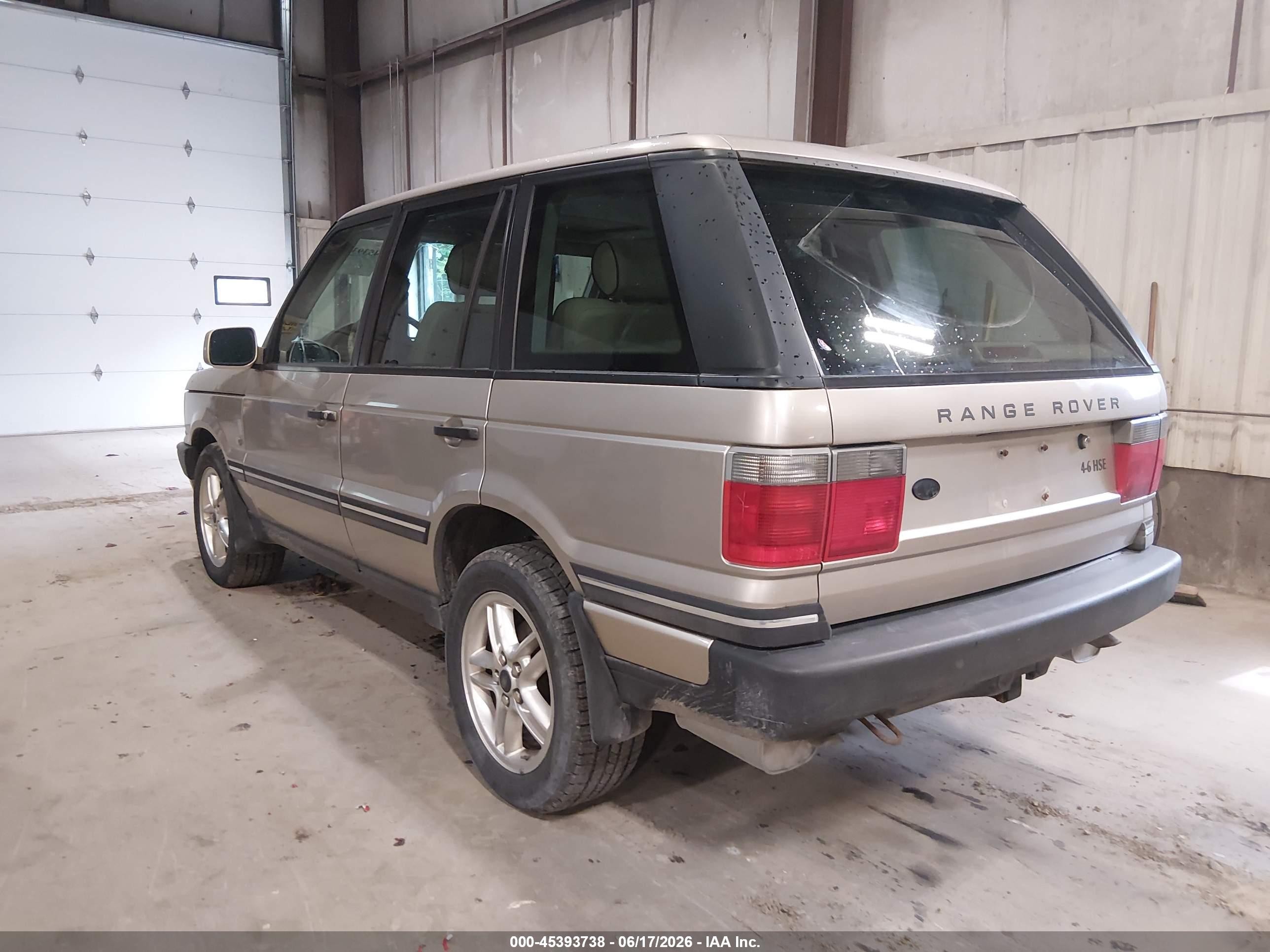 2002 Land Rover Range Rover 4.6 Hse Long Wheelbase Tan vin: SALPM16402A465225