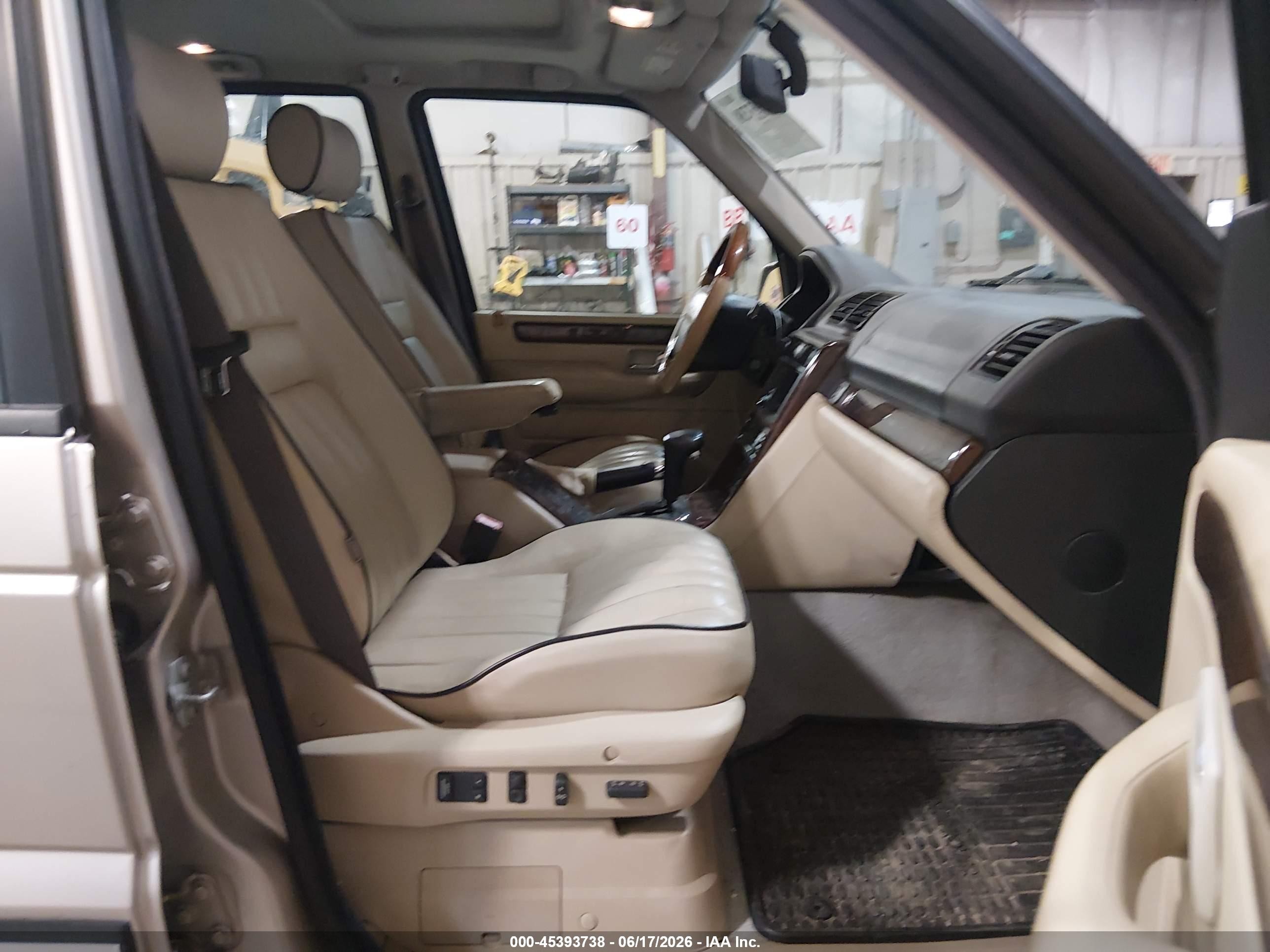 2002 Land Rover Range Rover 4.6 Hse Long Wheelbase Tan vin: SALPM16402A465225