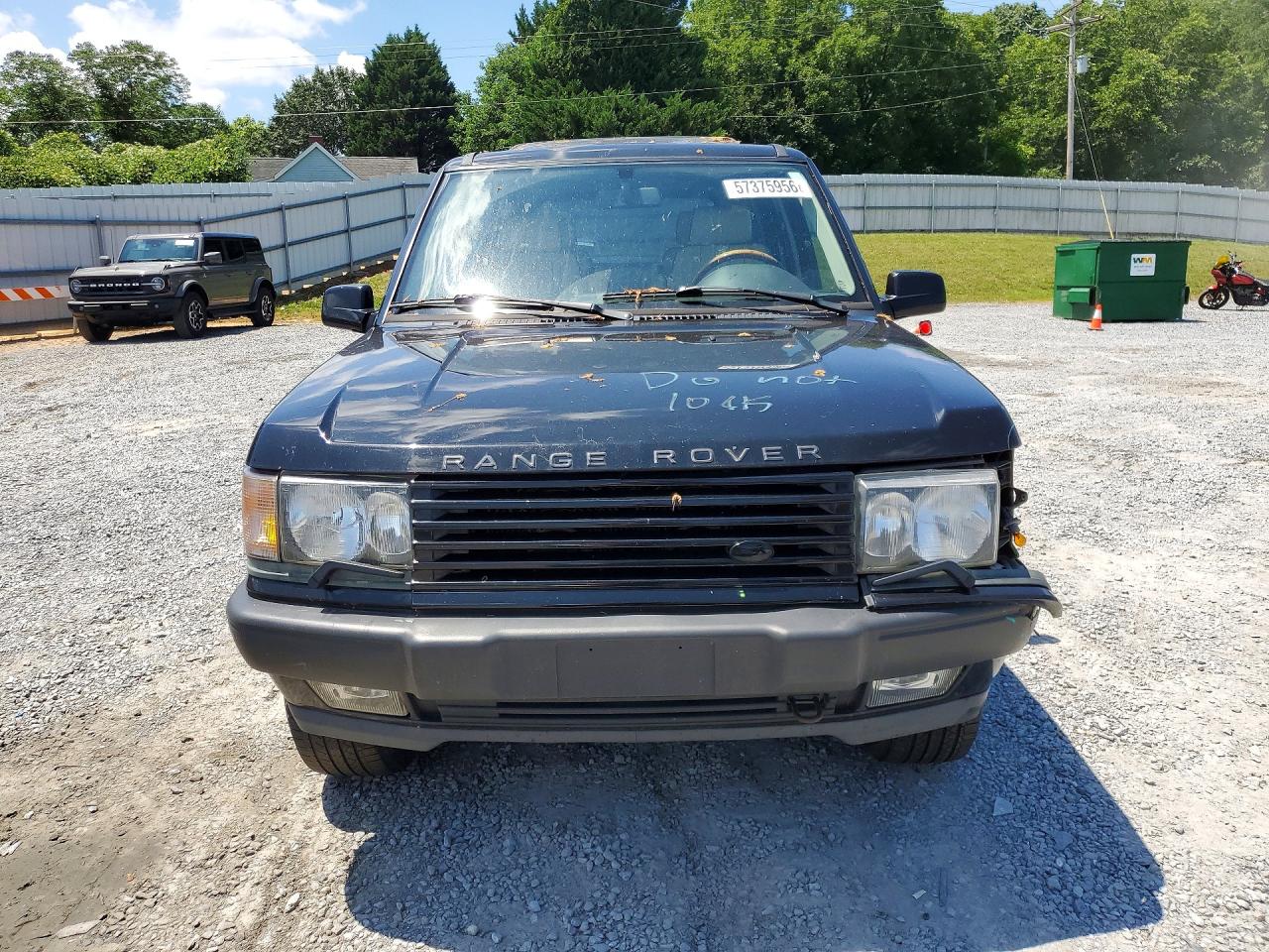 2001 Land Rover Range Rover 4.6 Hse Long Wheelbase Black vin: SALPM16421A450434