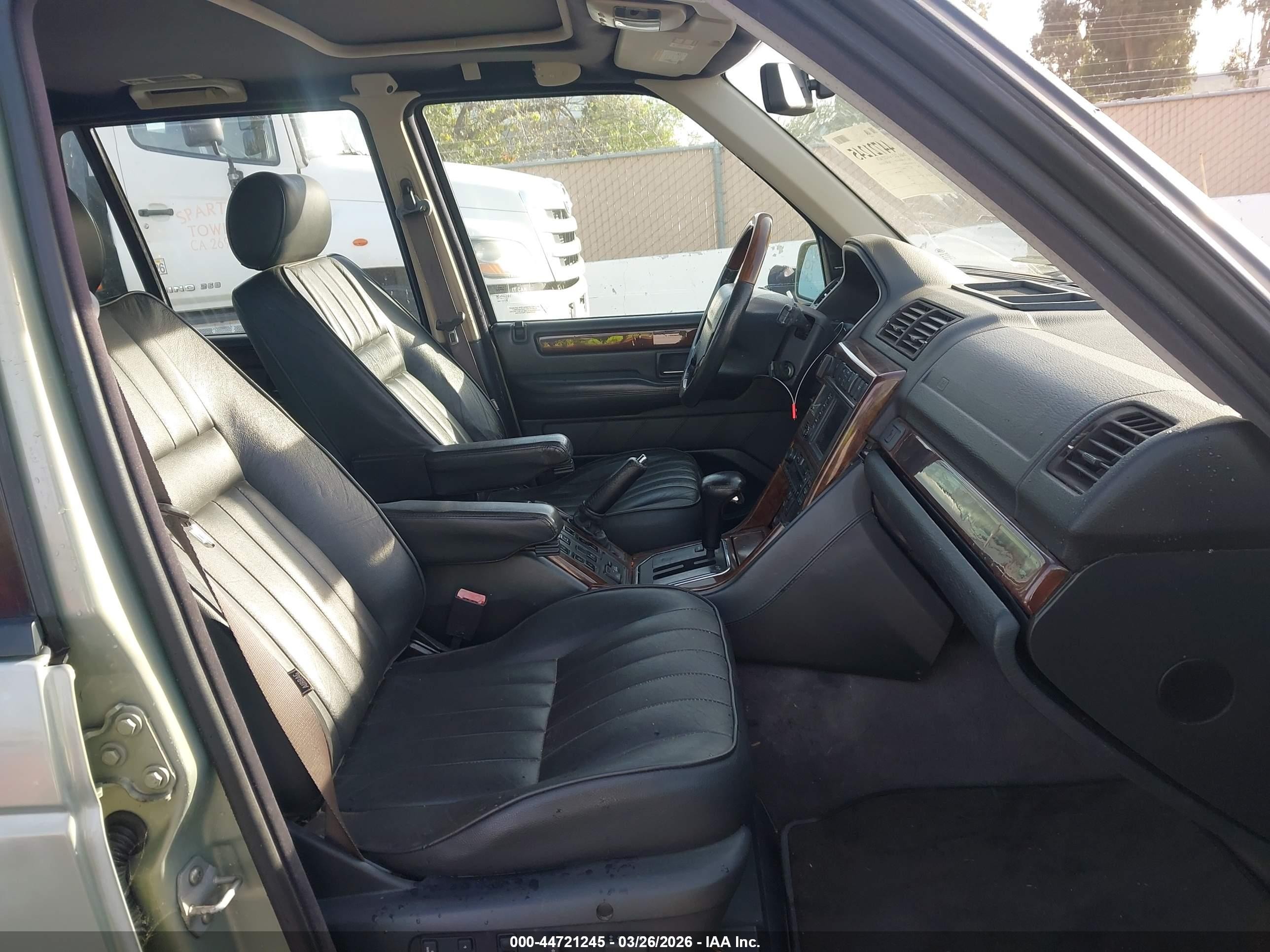 2002 Land Rover Range Rover 4.6 Hse Green vin: SALPM16472A462516