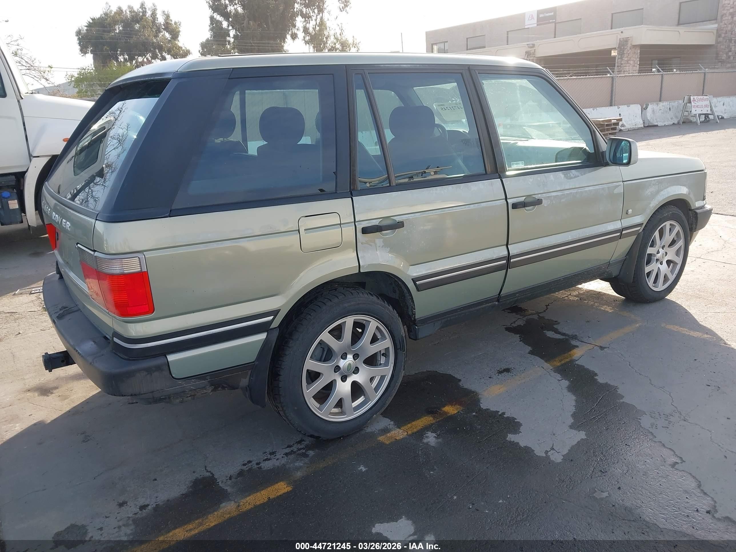 2002 Land Rover Range Rover 4.6 Hse Green vin: SALPM16472A462516