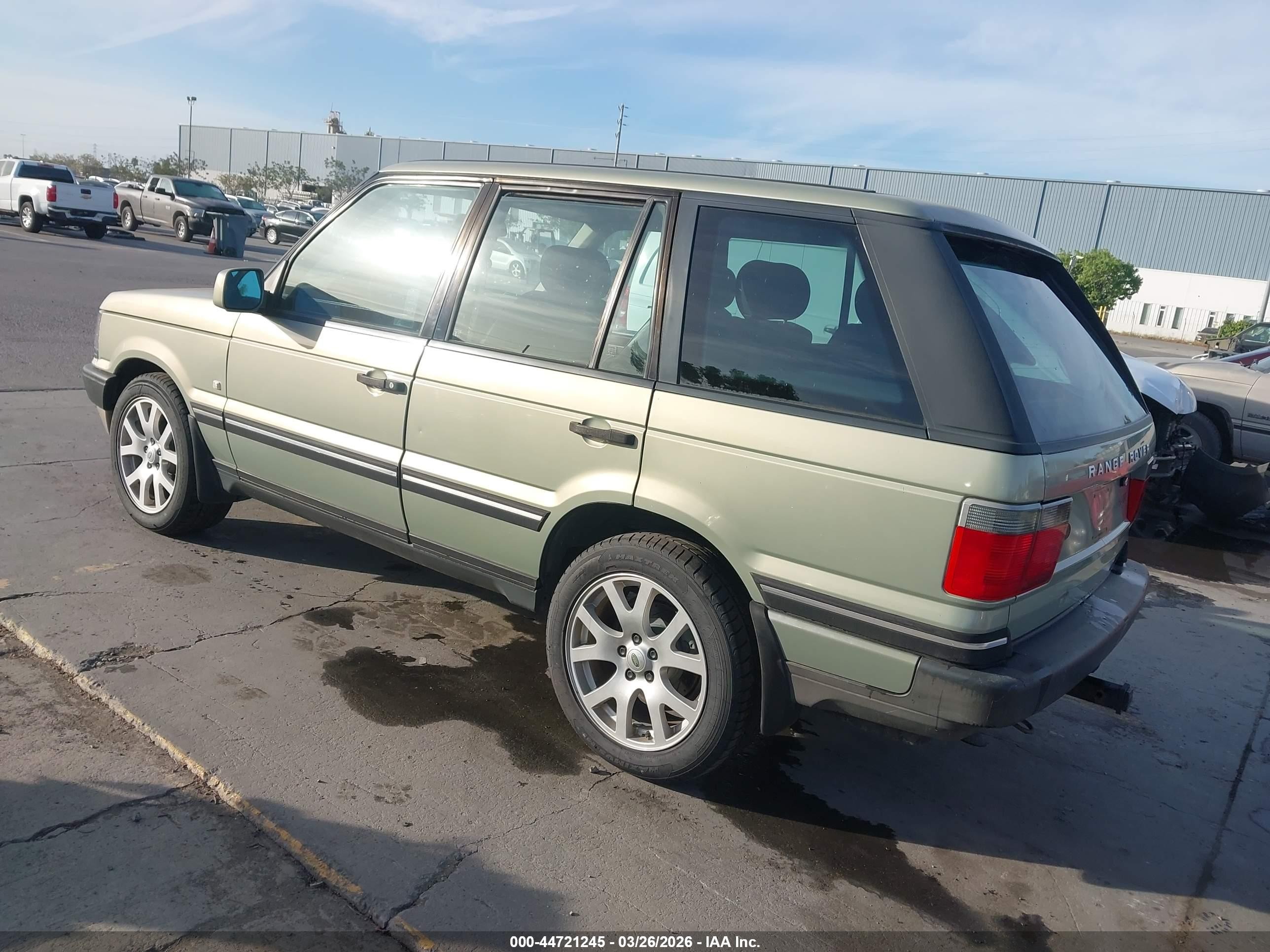 2002 Land Rover Range Rover 4.6 Hse Green vin: SALPM16472A462516
