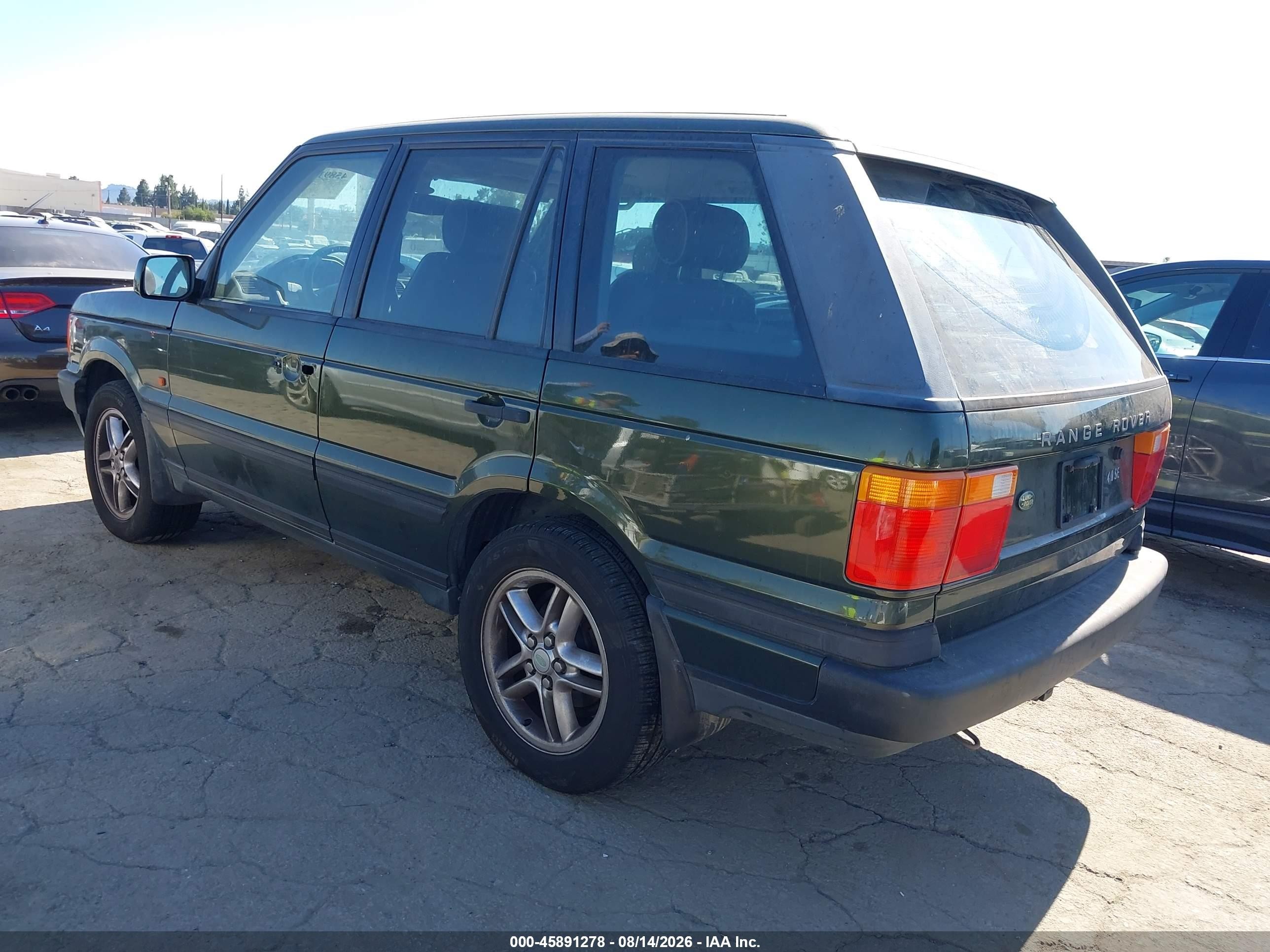 1998 Land Rover Range Rover Se 4.0 Green vin: SALPV1246WA399675