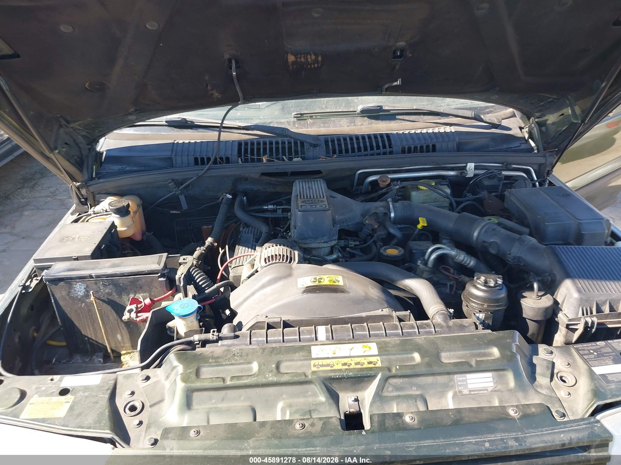 1998 Land Rover Range Rover Se 4.0 Green vin: SALPV1246WA399675
