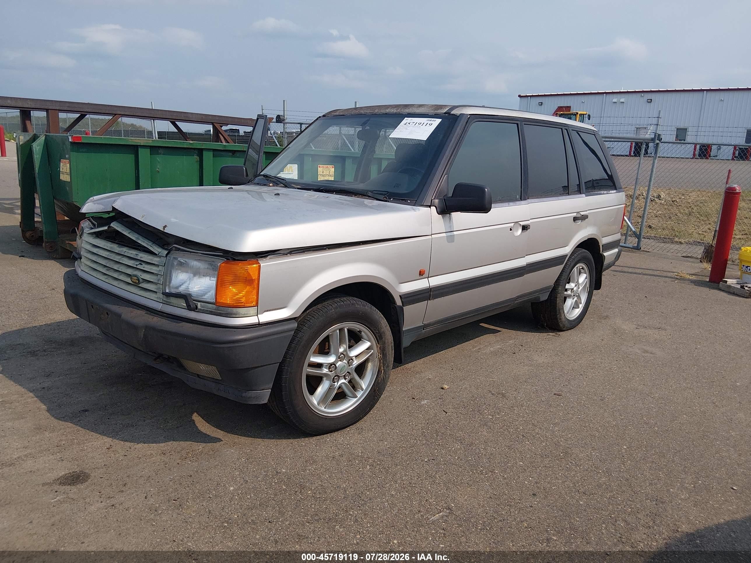 1999 Land Rover Range Rover 4.6 Hse Silver vin: SALPV1442XA421508