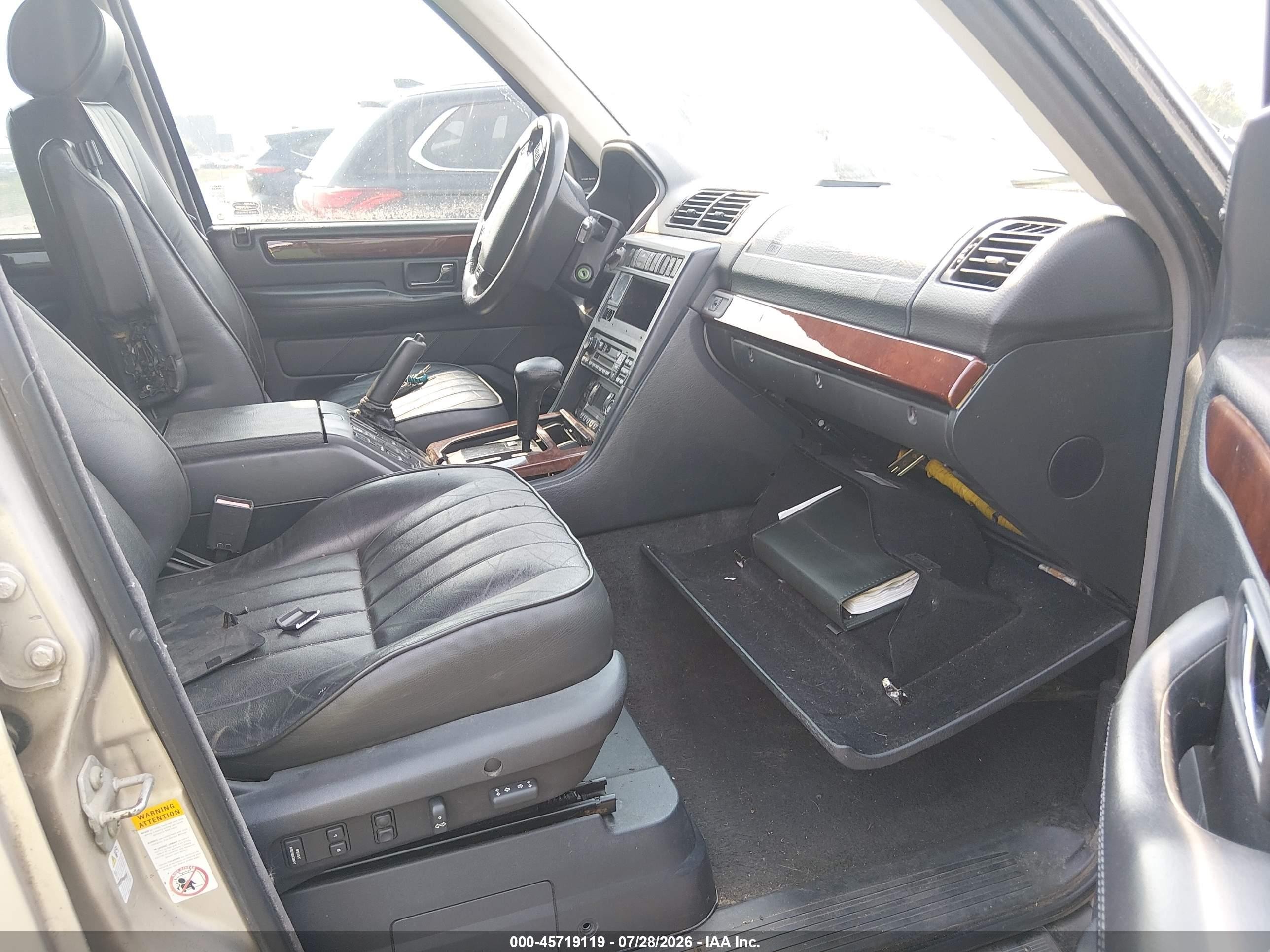1999 Land Rover Range Rover 4.6 Hse Silver vin: SALPV1442XA421508