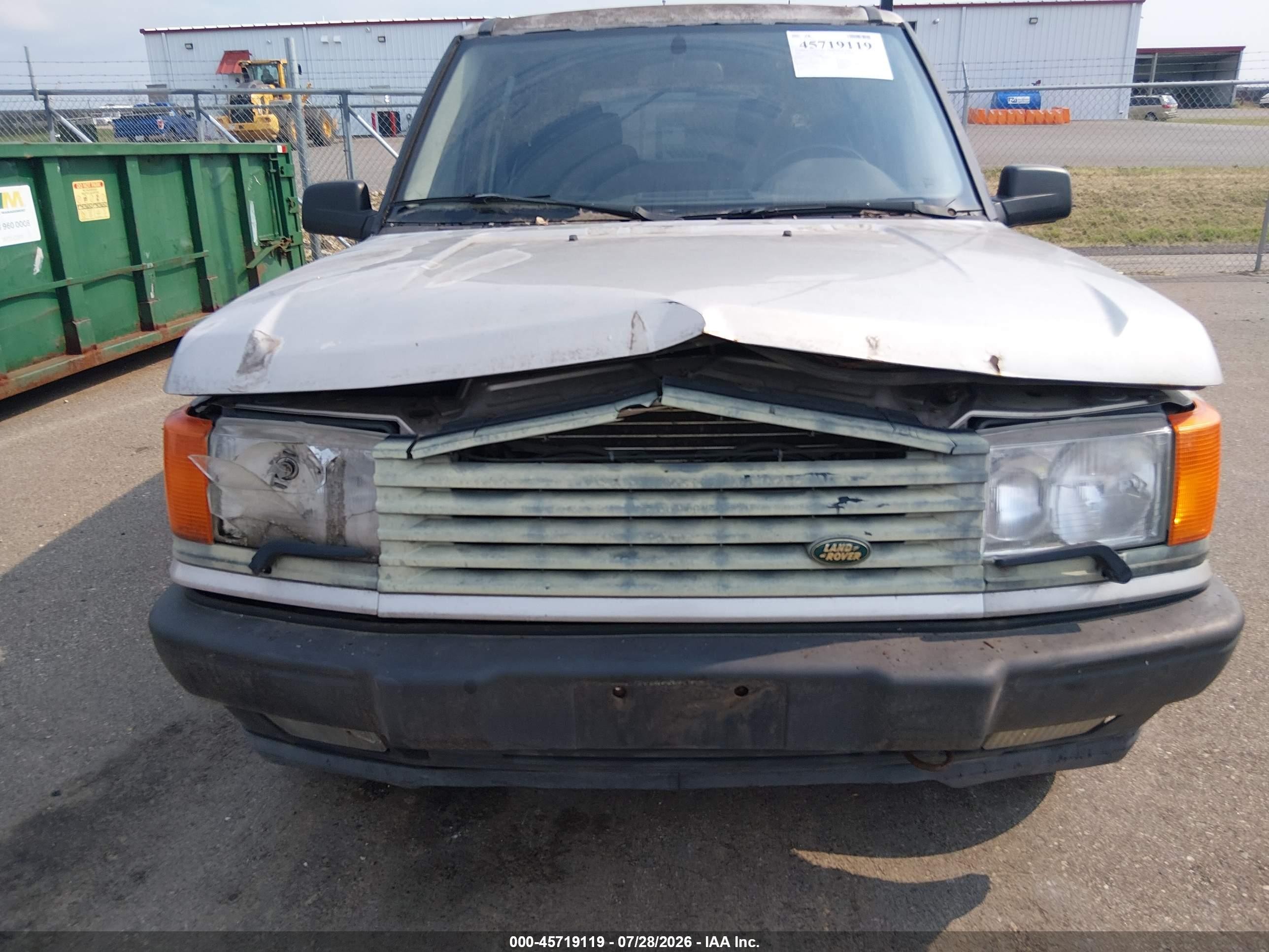 1999 Land Rover Range Rover 4.6 Hse Silver vin: SALPV1442XA421508