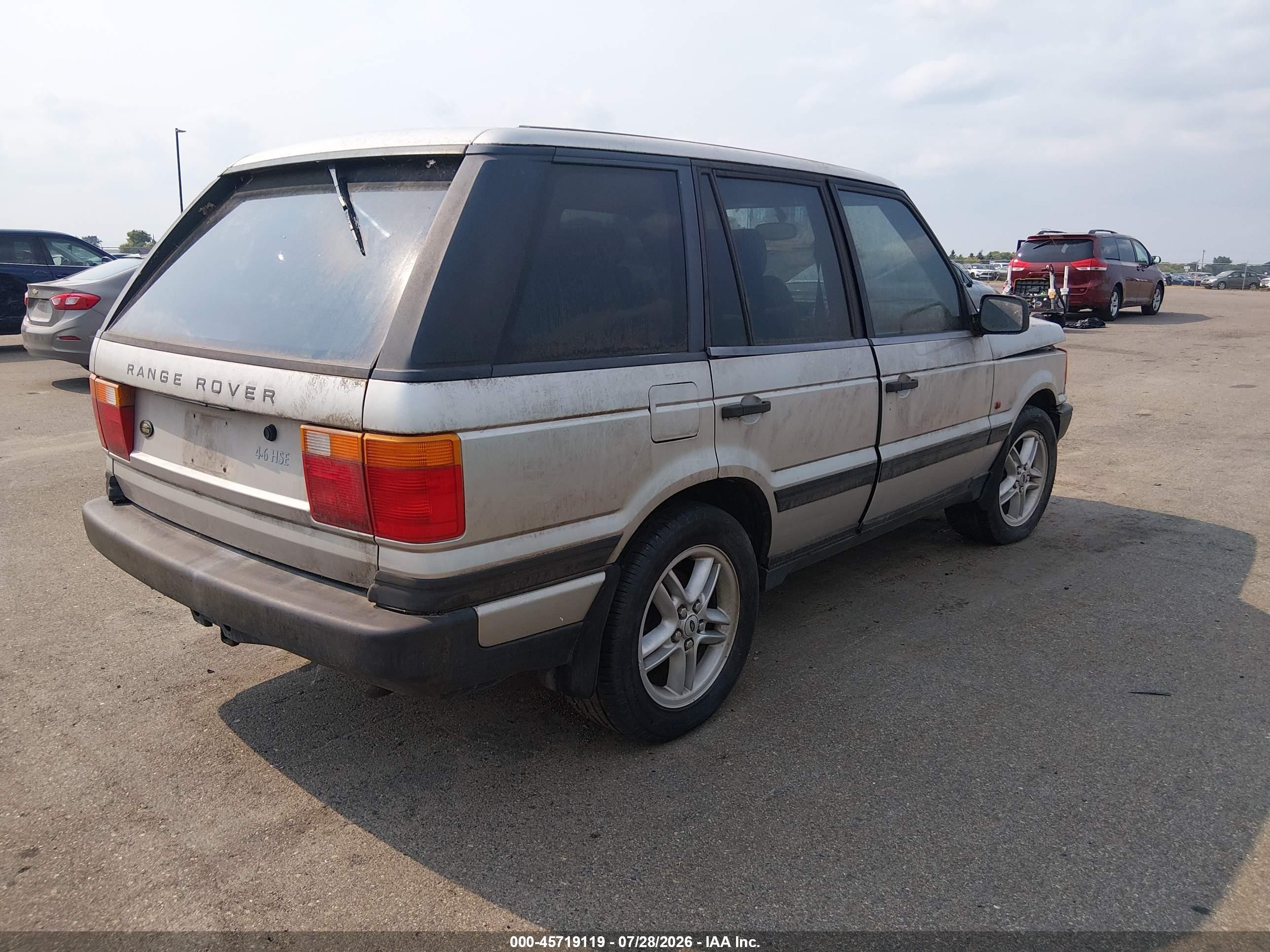 1999 Land Rover Range Rover 4.6 Hse Silver vin: SALPV1442XA421508