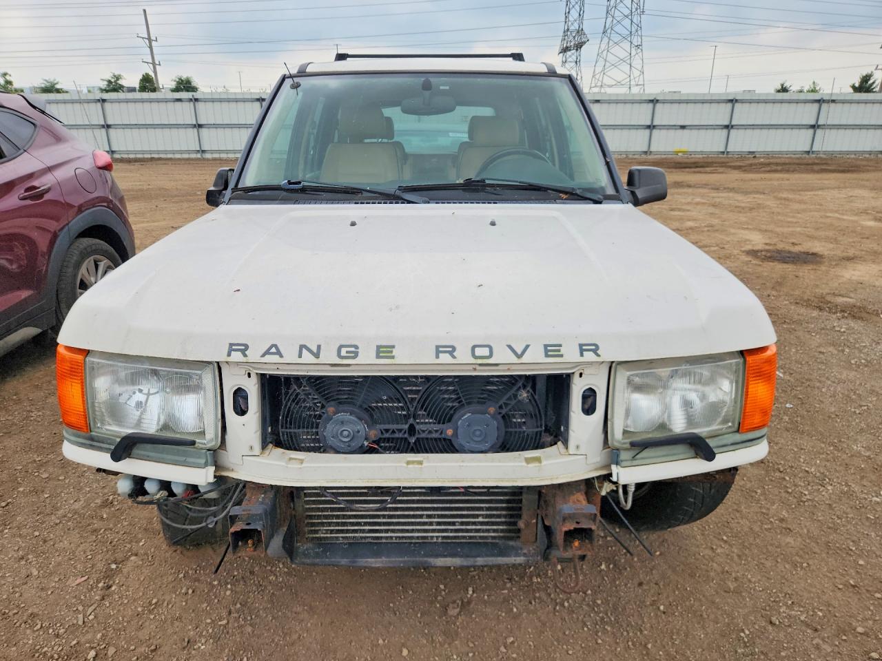 1997 Land Rover Range Rover White vin: SALPV1446VA372505