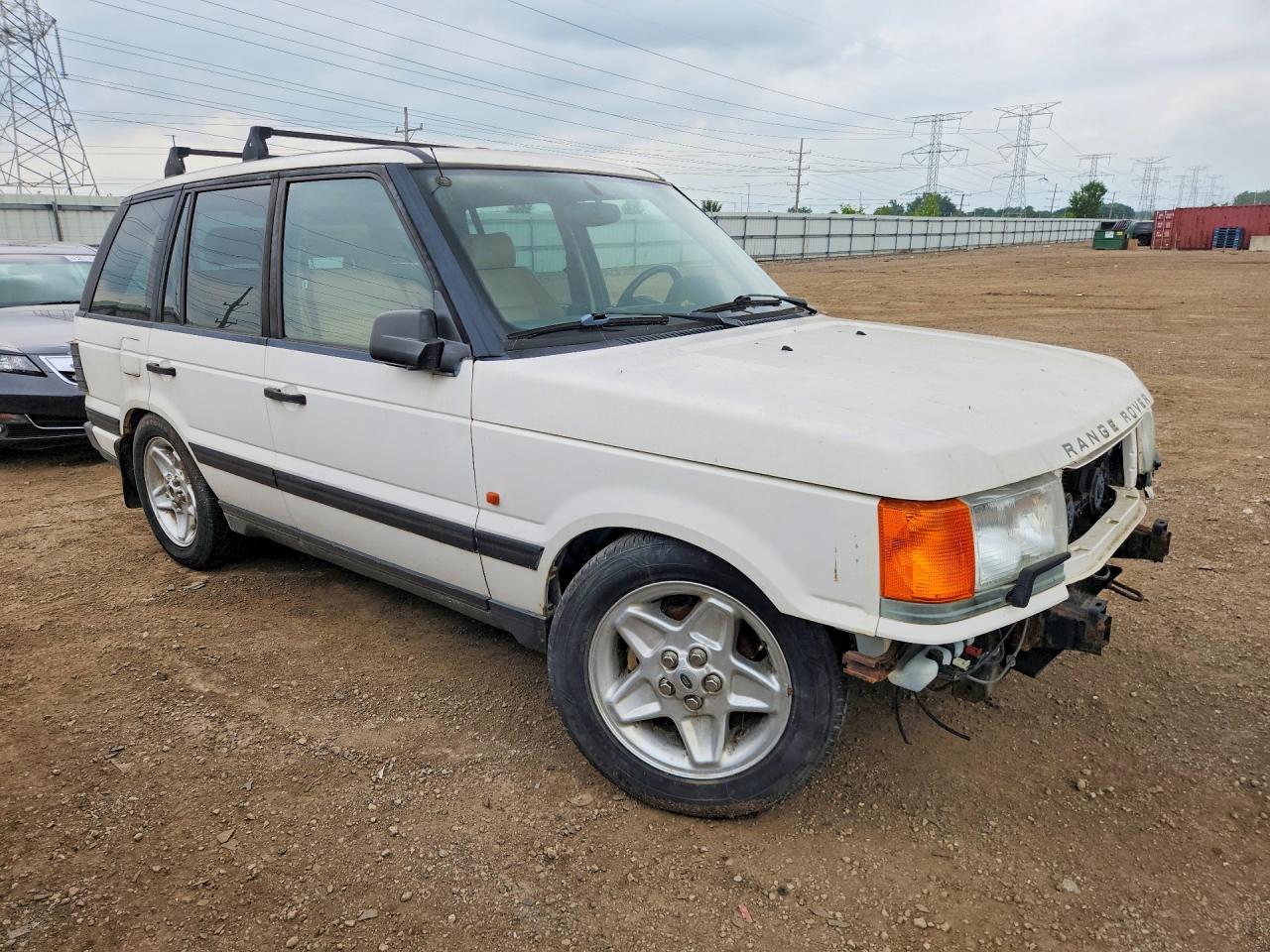 1997 Land Rover Range Rover White vin: SALPV1446VA372505