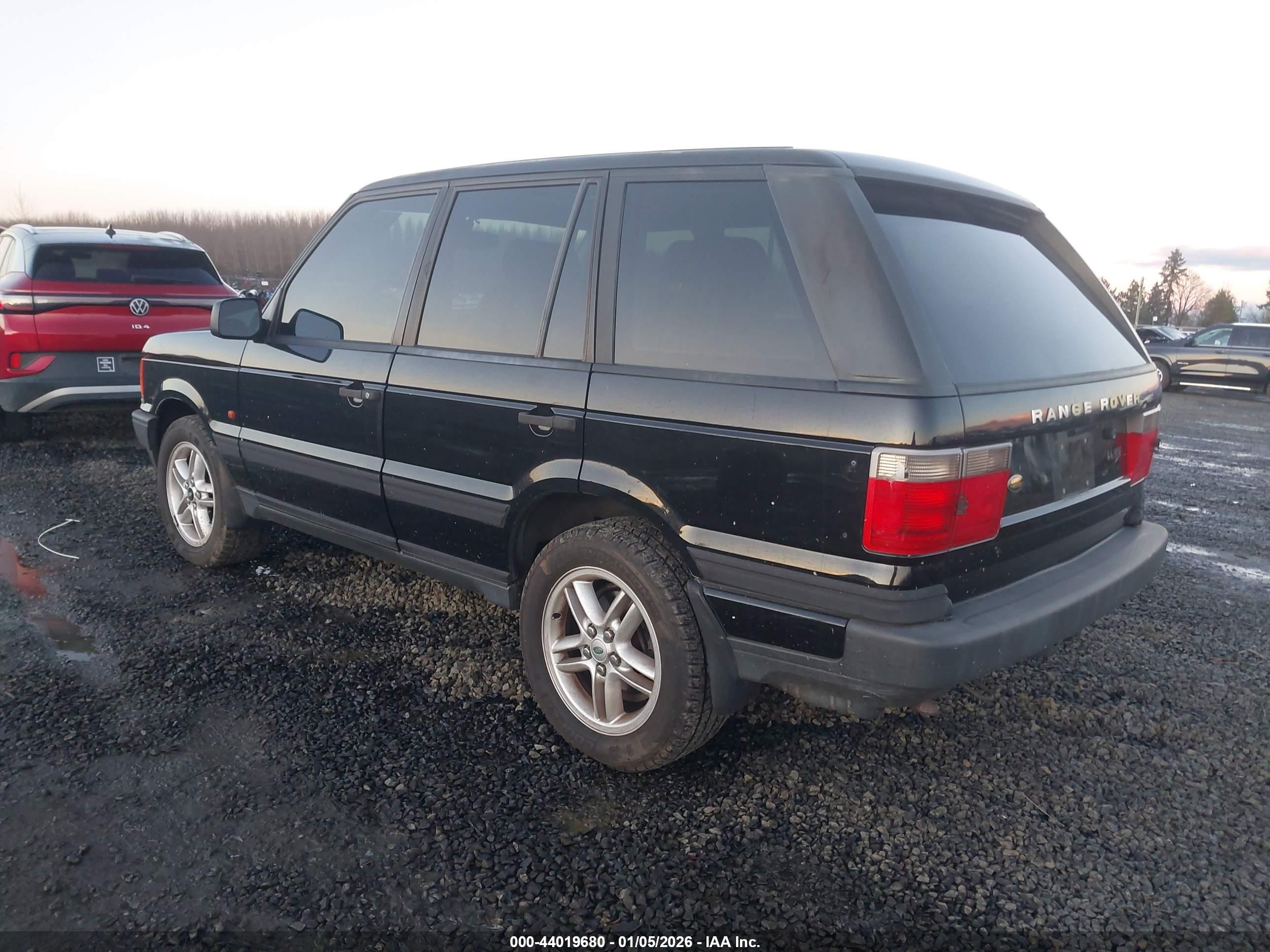 1999 Land Rover Range Rover 4.6 Hse Black vin: SALPV1446XA424797