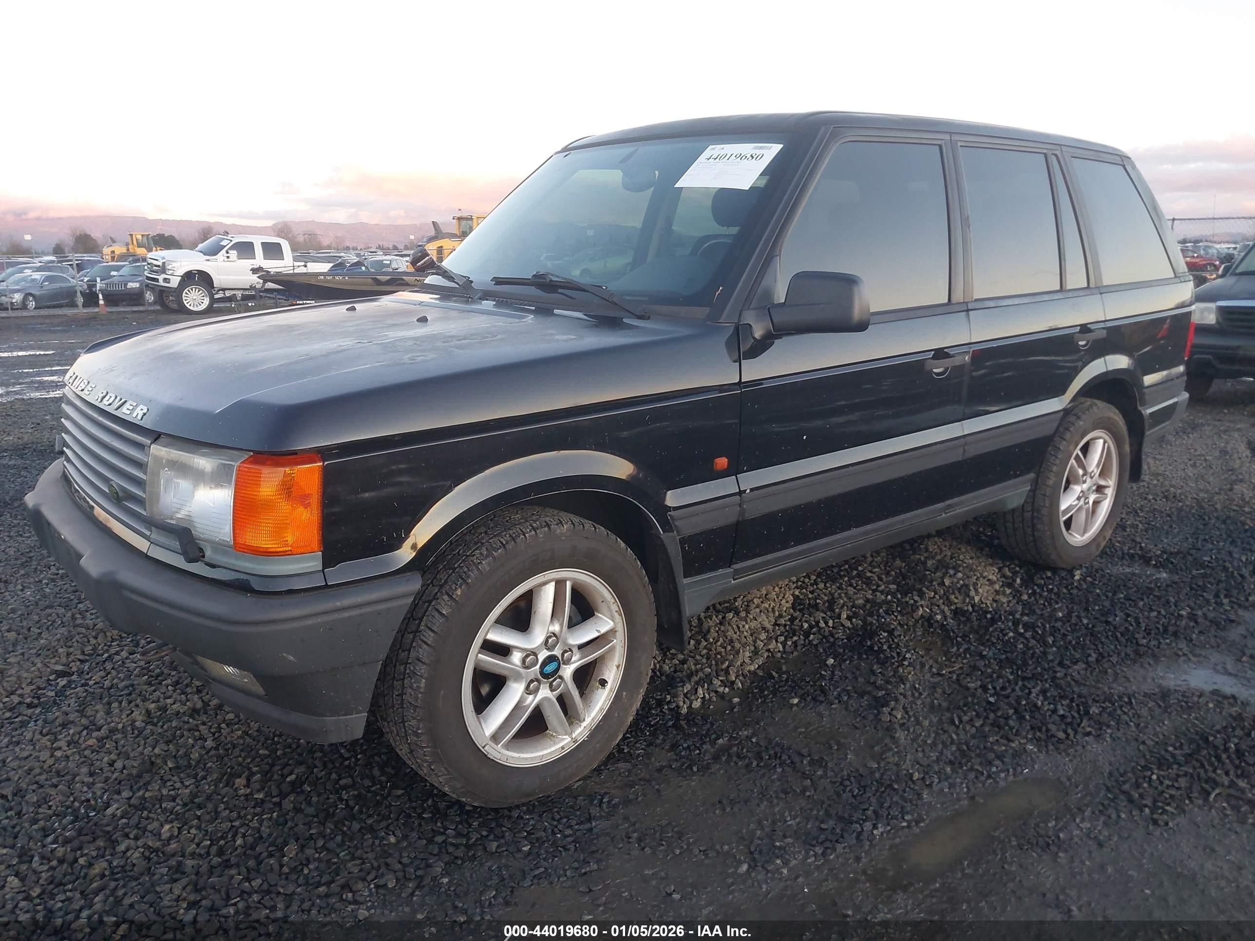 1999 Land Rover Range Rover 4.6 Hse Black vin: SALPV1446XA424797