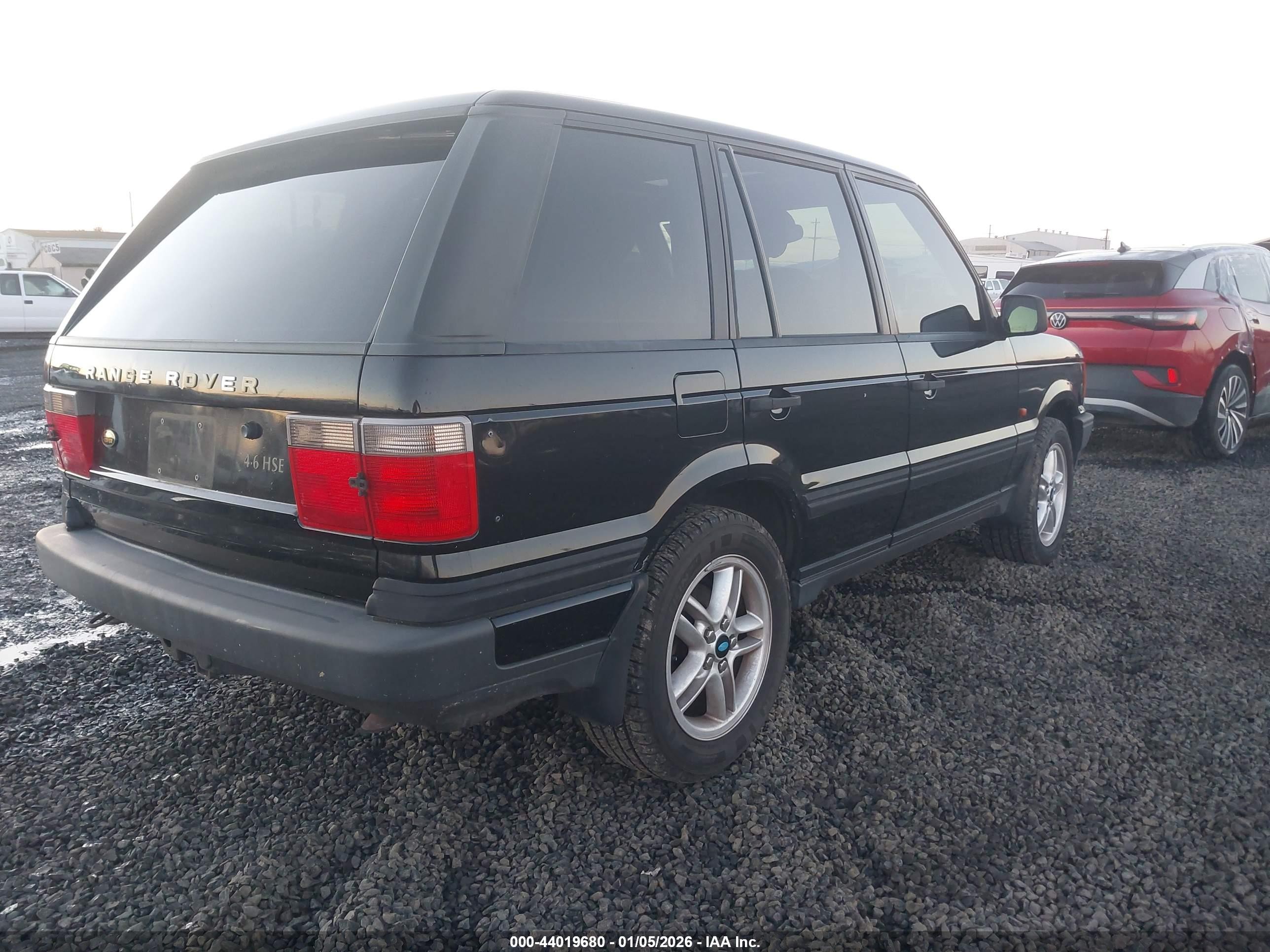 1999 Land Rover Range Rover 4.6 Hse Black vin: SALPV1446XA424797