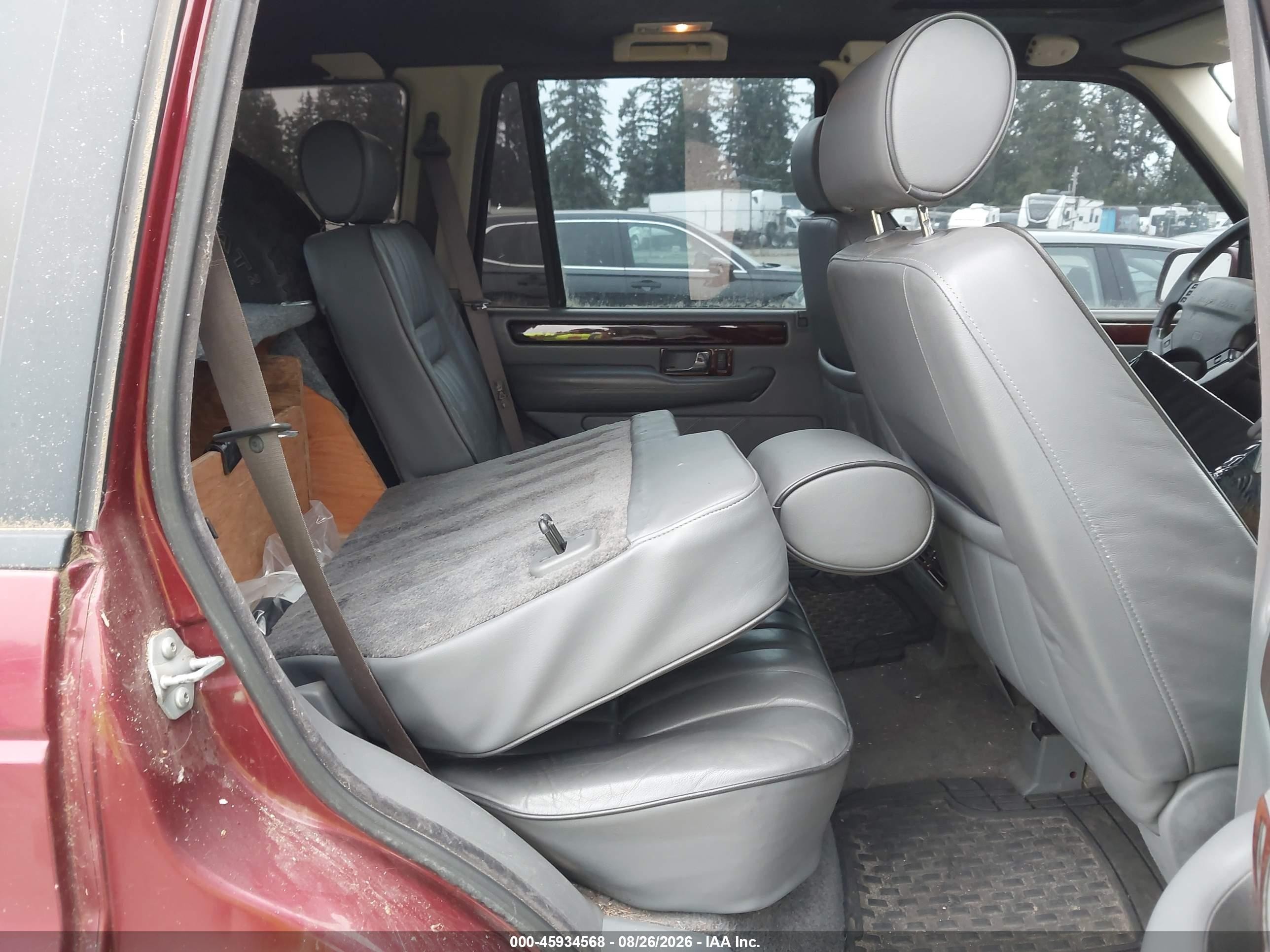 2000 Land Rover Range Rover 4.0 Se Red vin: SALPV1547YA432648