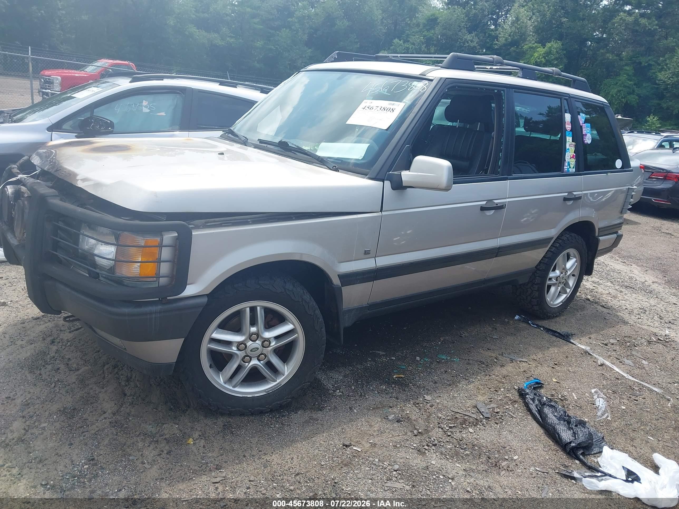 2000 Land Rover Range Rover 4.6 Hse Gold vin: SALPV1641YA431817