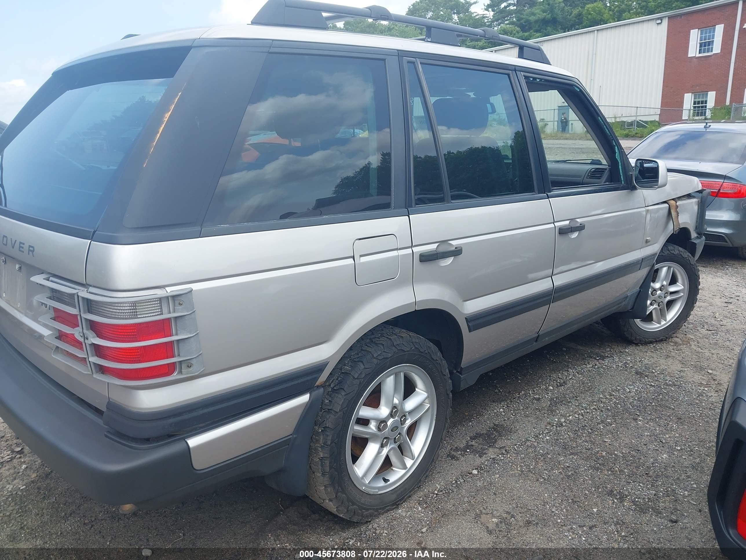 2000 Land Rover Range Rover 4.6 Hse Gold vin: SALPV1641YA431817