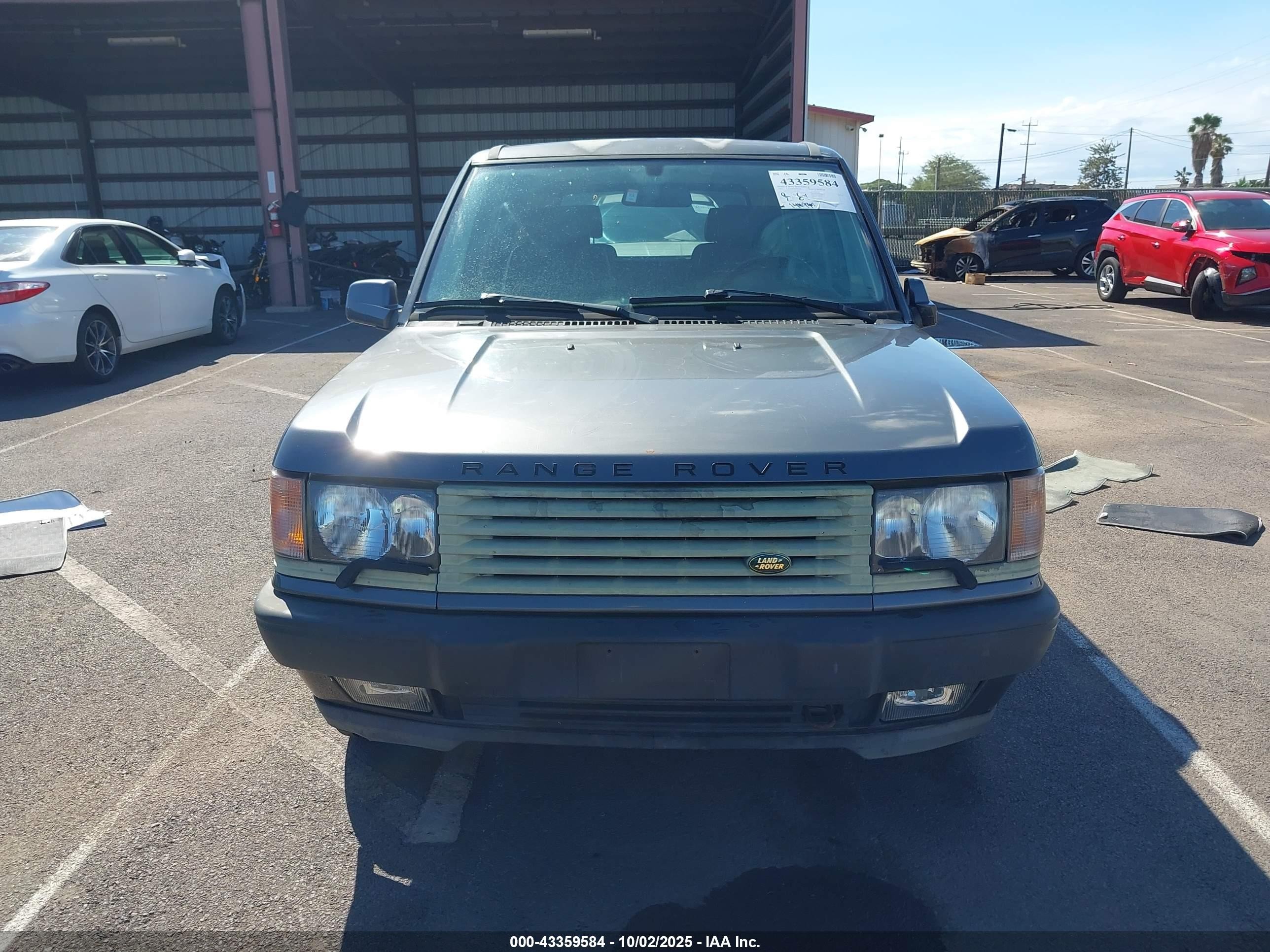 2000 Land Rover Range Rover 4.6 Hse Gray vin: SALPV1642YA441000