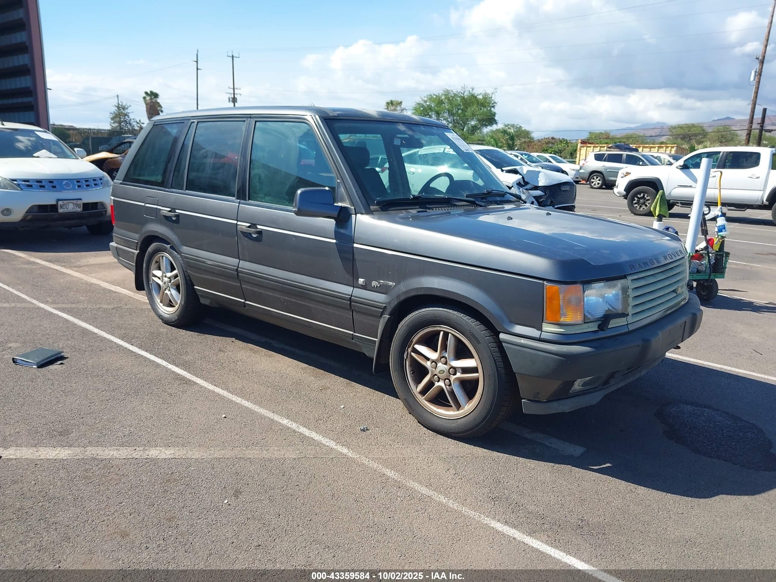 2000 Land Rover Range Rover 4.6 Hse Gray vin: SALPV1642YA441000