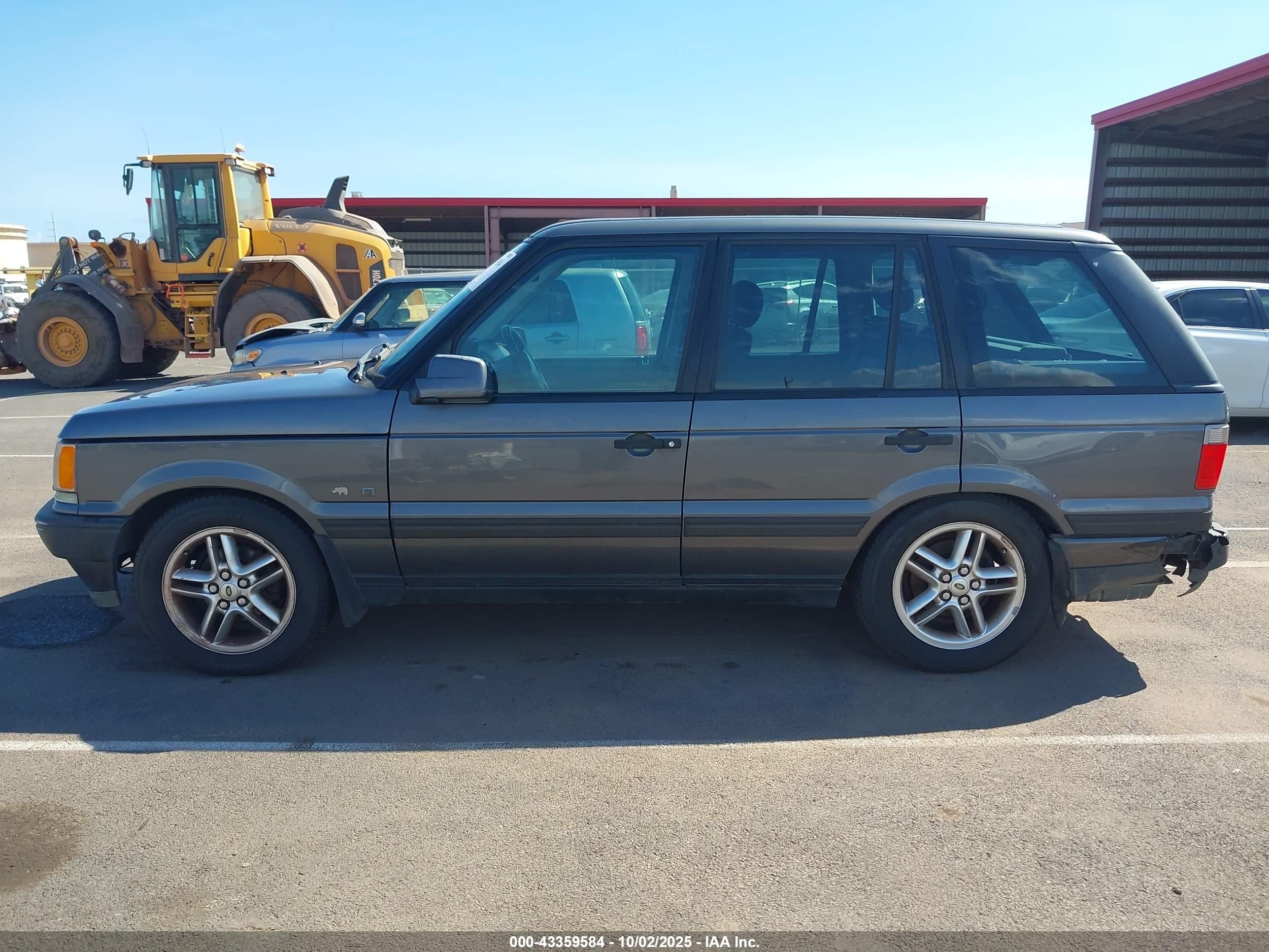 2000 Land Rover Range Rover 4.6 Hse Gray vin: SALPV1642YA441000