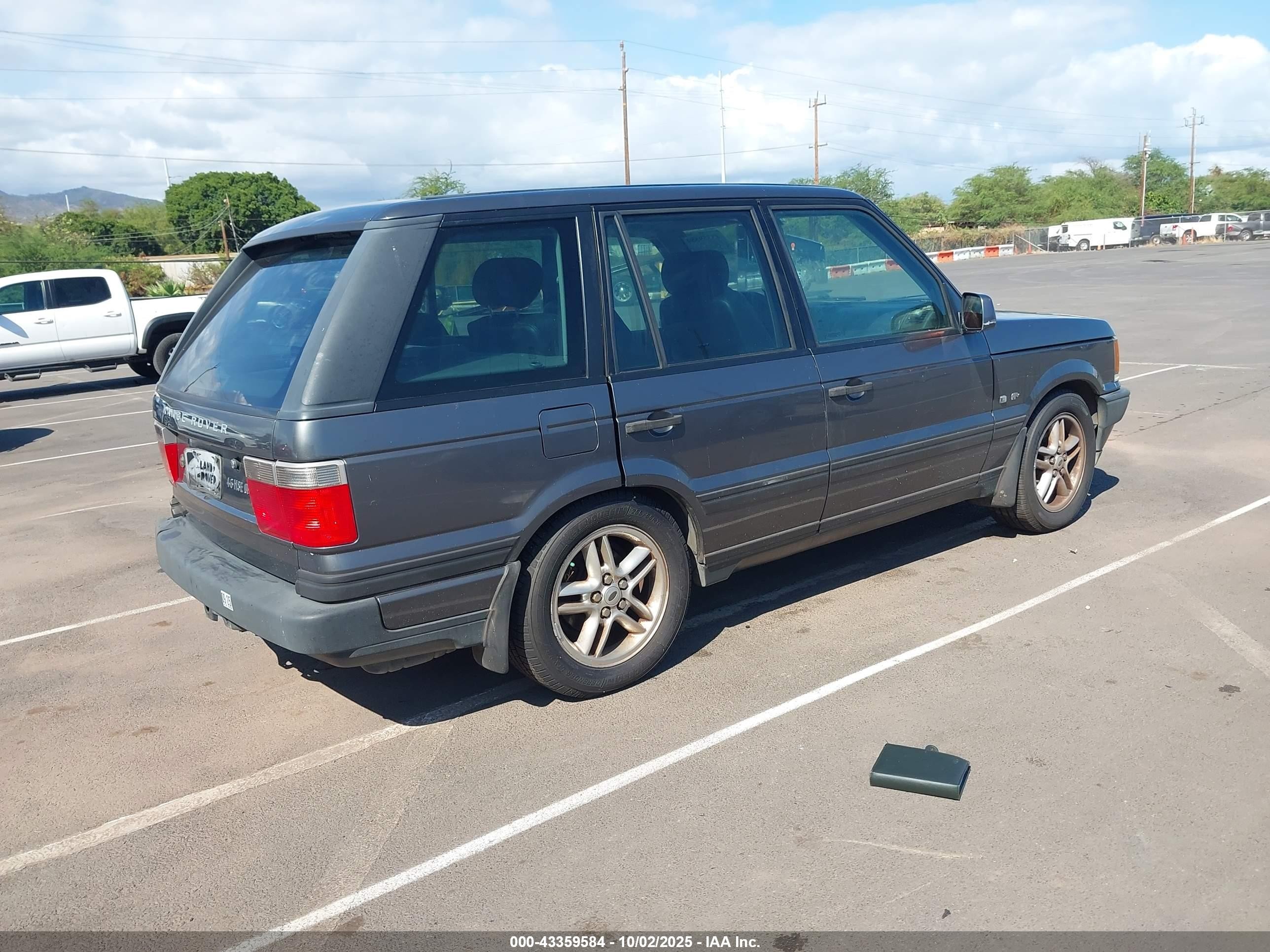 2000 Land Rover Range Rover 4.6 Hse Gray vin: SALPV1642YA441000