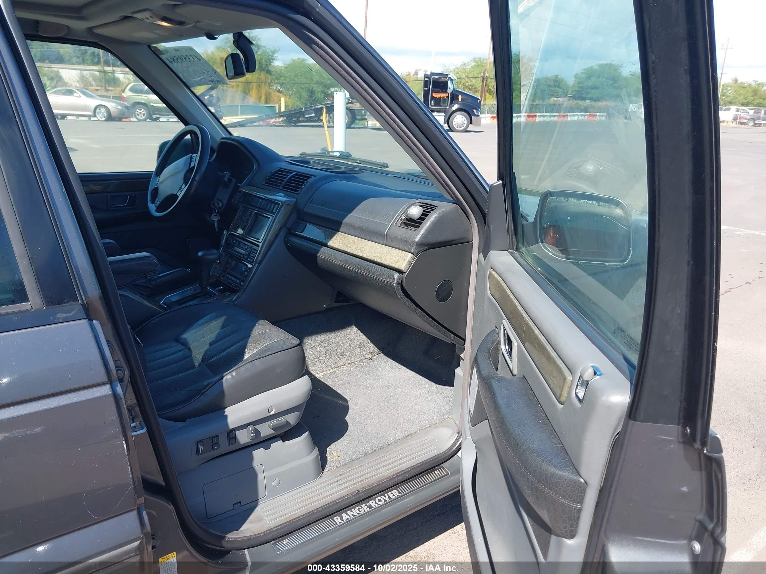 2000 Land Rover Range Rover 4.6 Hse Gray vin: SALPV1642YA441000