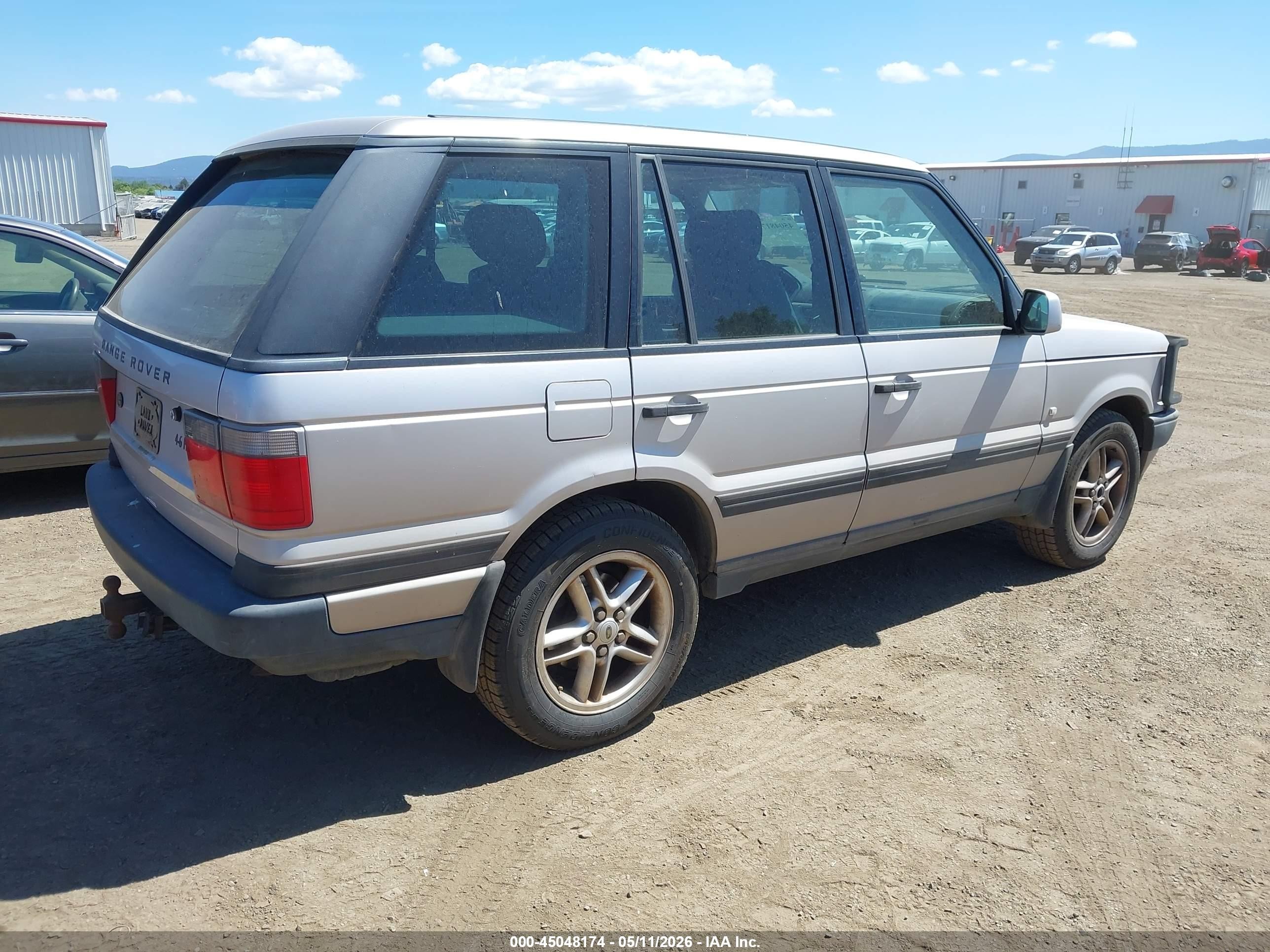 2000 Land Rover Range Rover 4.6 Hse Silver vin: SALPV1642YA441496