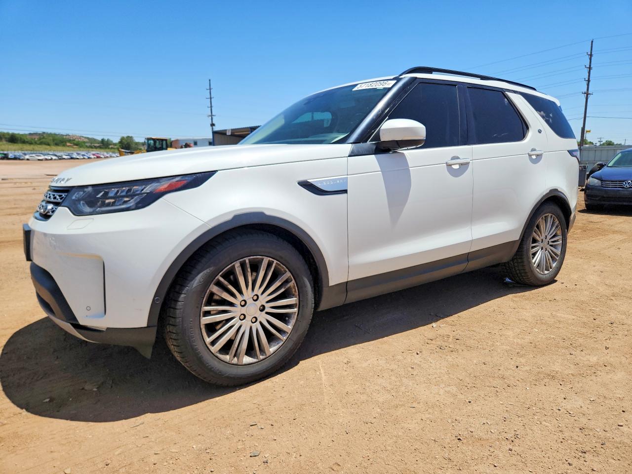 2017 Land Rover Discovery Hse Luxury White vin: SALRHBBK8HA000174