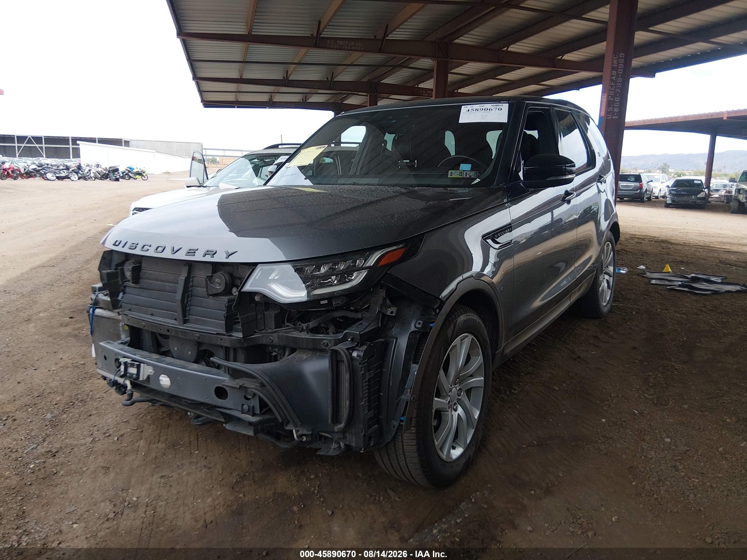 2019 Land Rover Discovery Hse Gray vin: SALRR2RV6K2401835