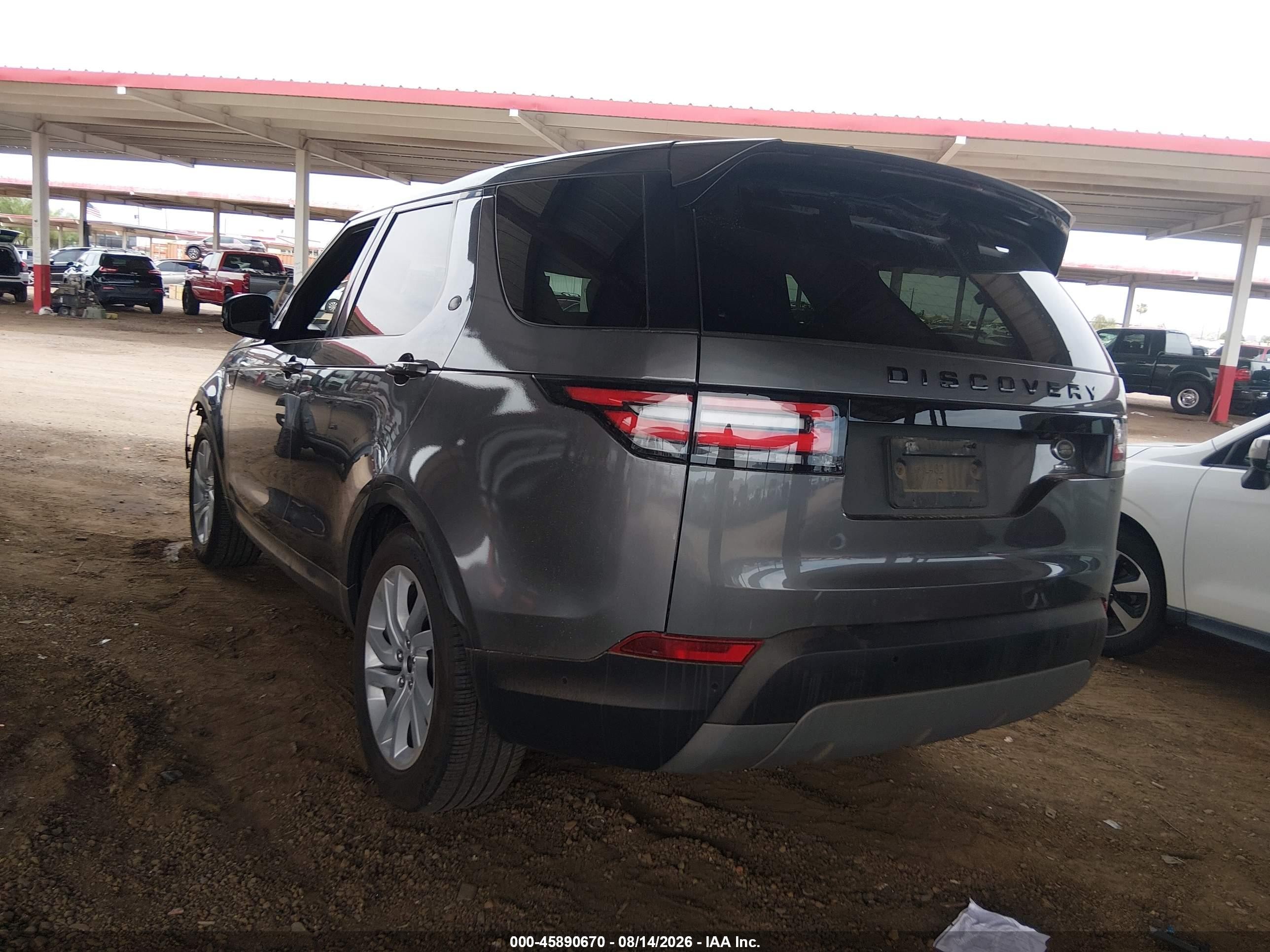 2019 Land Rover Discovery Hse Gray vin: SALRR2RV6K2401835