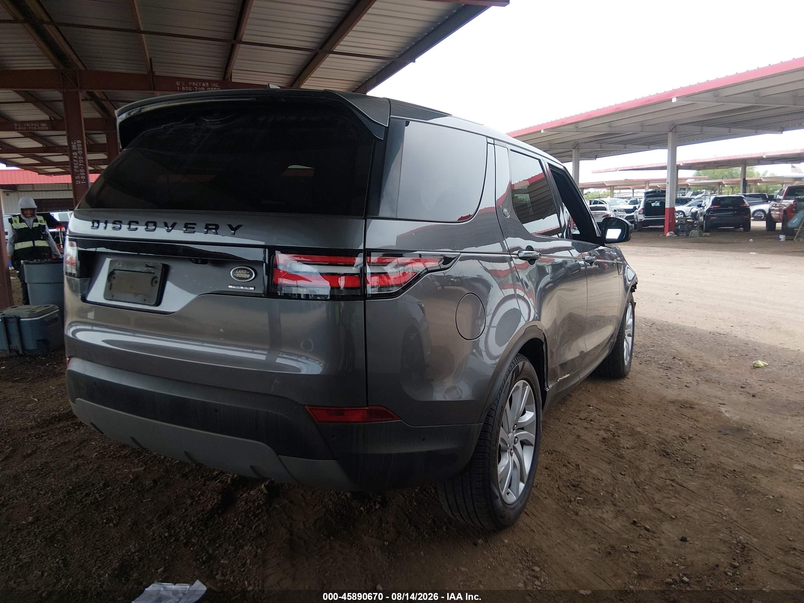 2019 Land Rover Discovery Hse Gray vin: SALRR2RV6K2401835