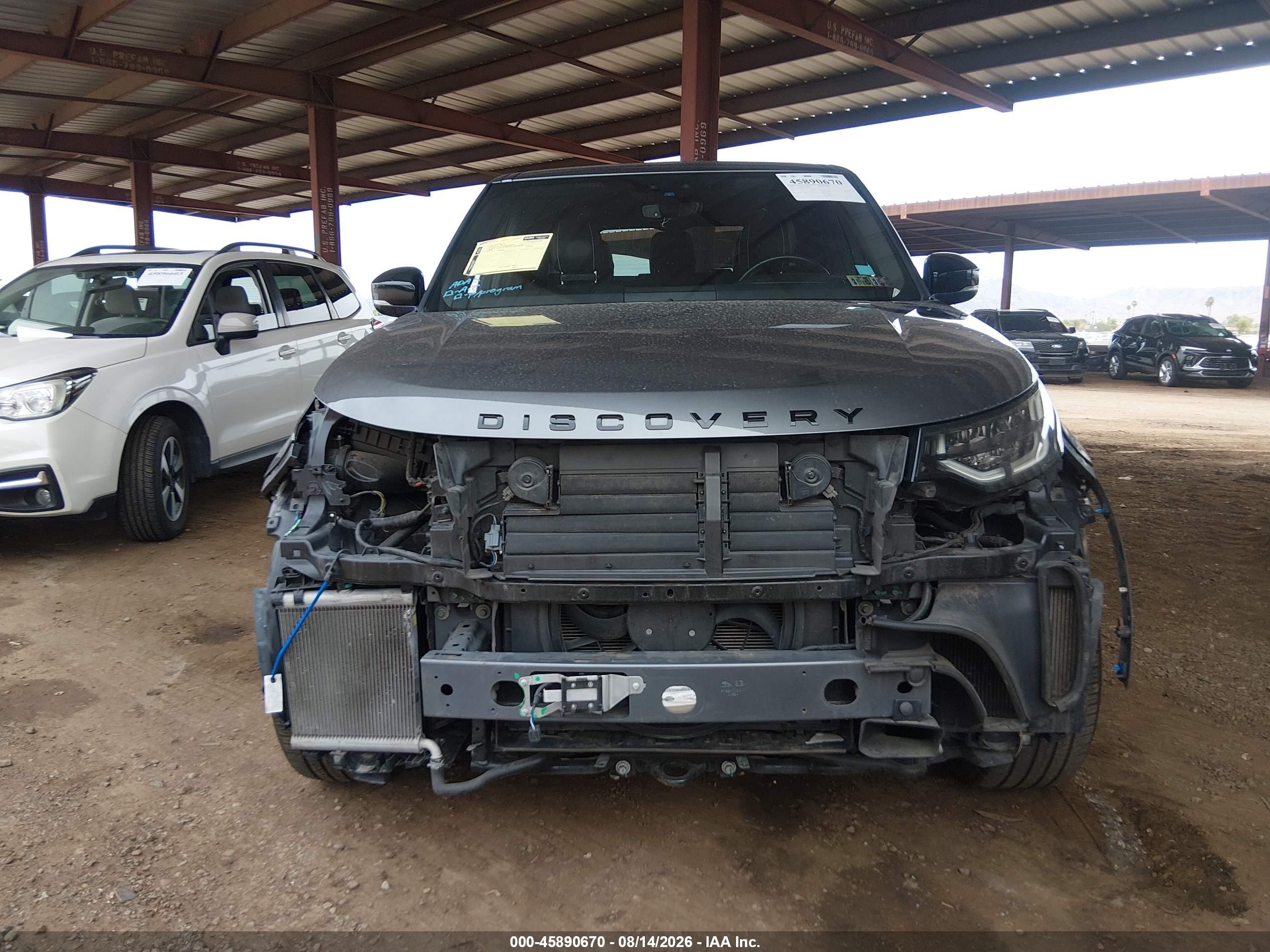 2019 Land Rover Discovery Hse Gray vin: SALRR2RV6K2401835