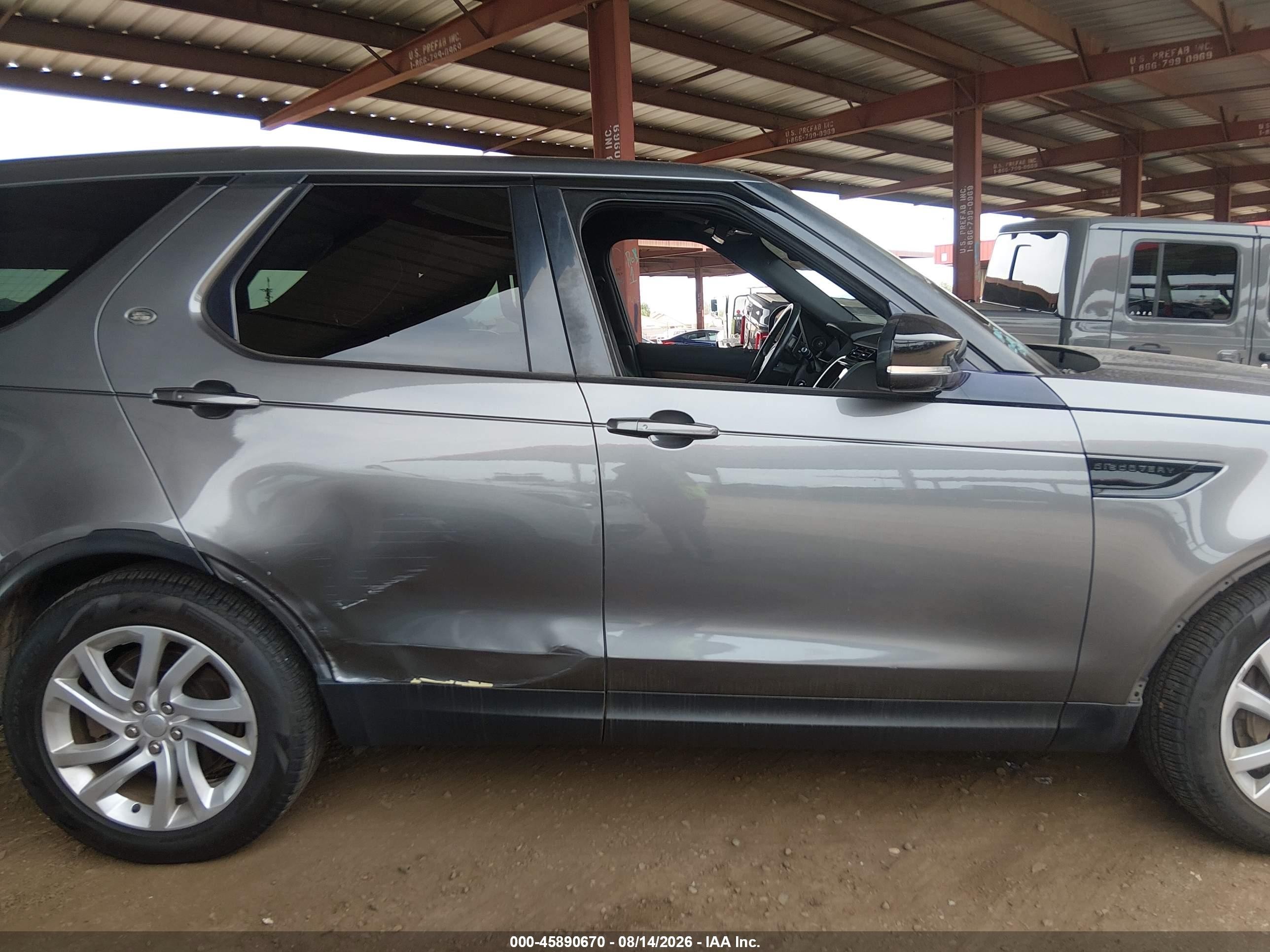 2019 Land Rover Discovery Hse Gray vin: SALRR2RV6K2401835