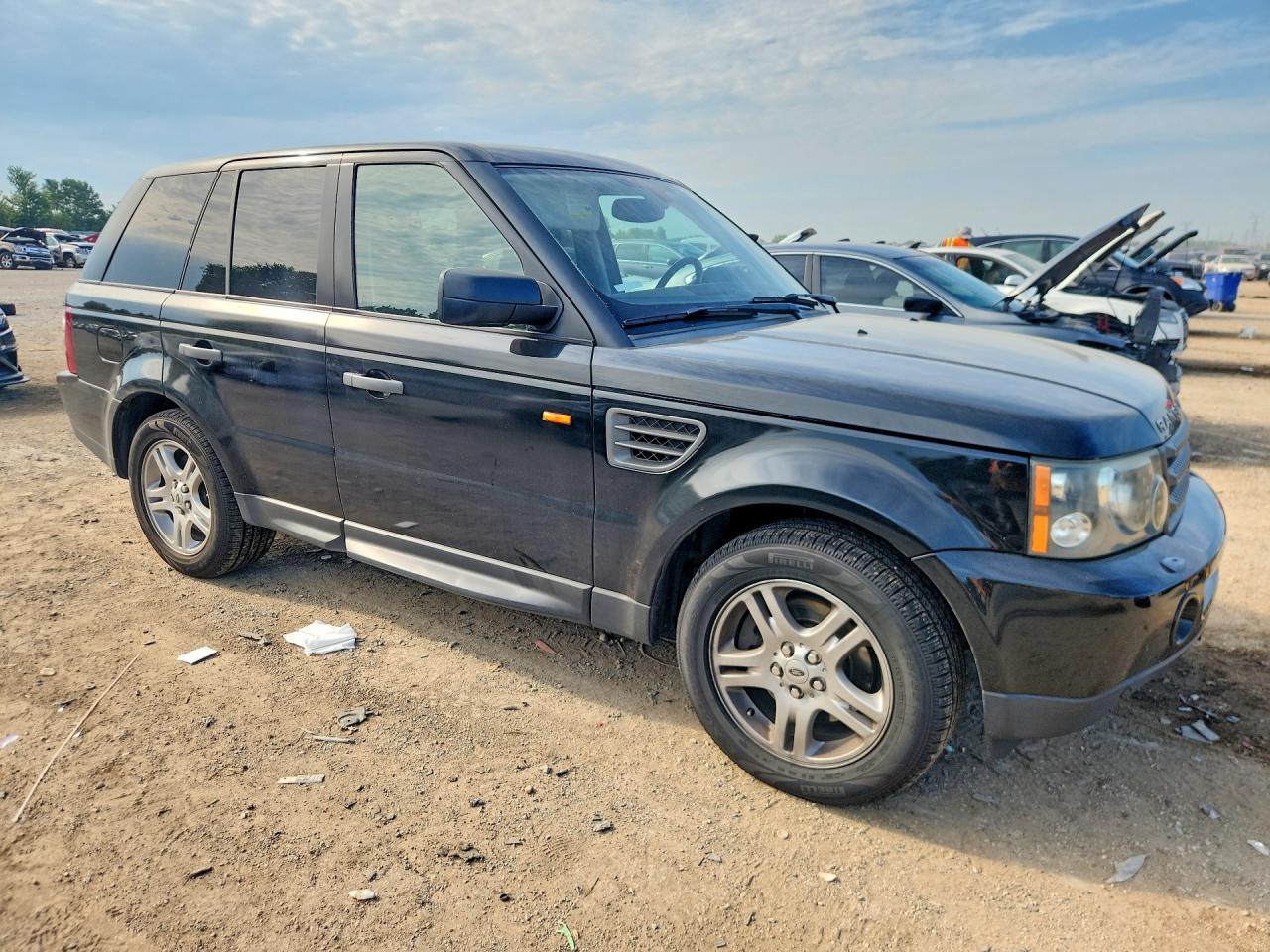 2006 Land Rover Range Rover Sport Black vin: SALSD25416A905878