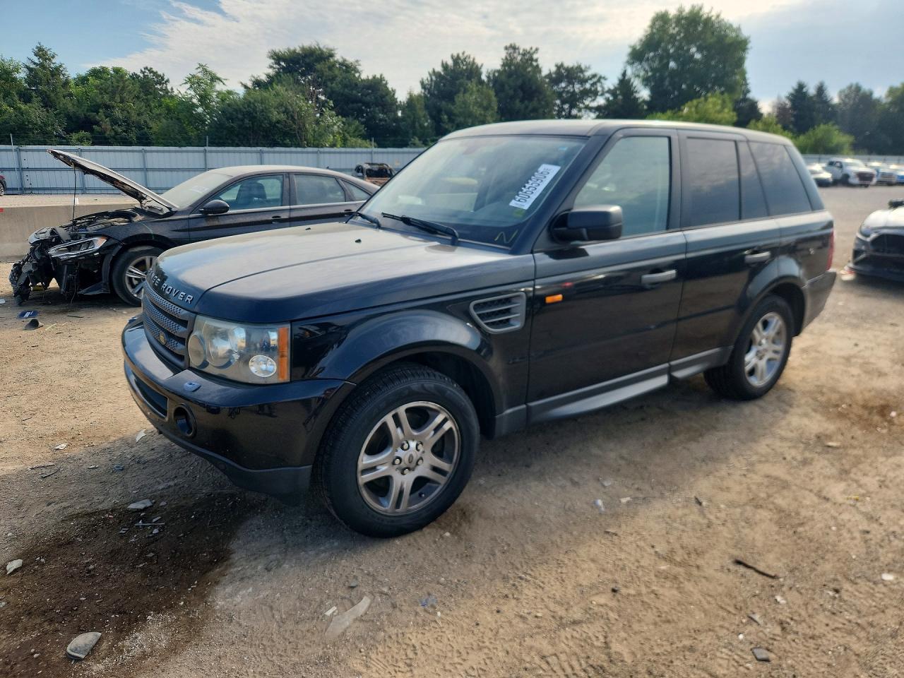 2006 Land Rover Range Rover Sport Черный vin: SALSD25416A905878