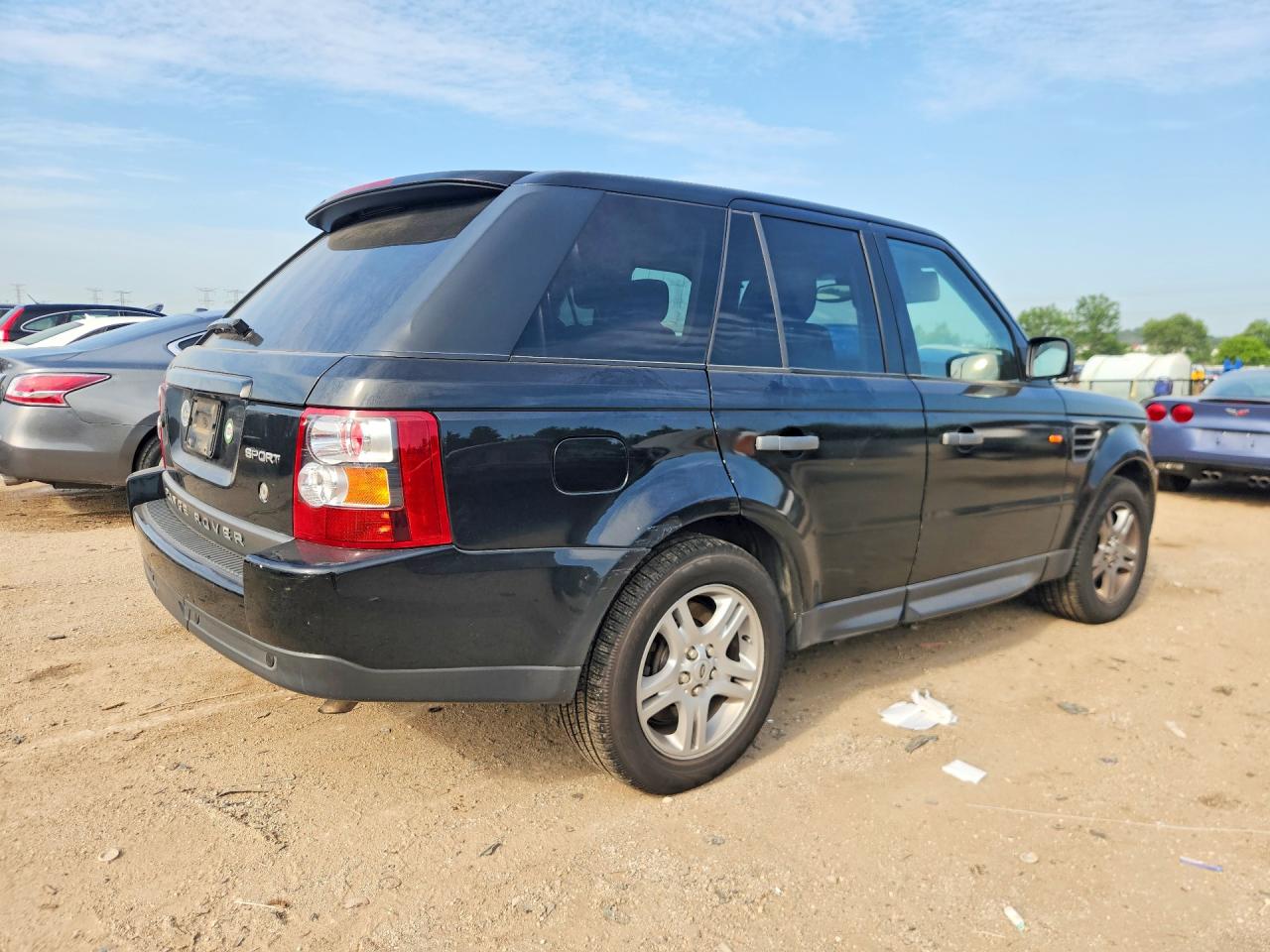 2006 Land Rover Range Rover Sport Black vin: SALSD25416A905878
