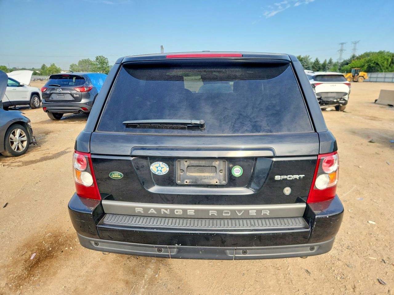 2006 Land Rover Range Rover Sport Black vin: SALSD25416A905878