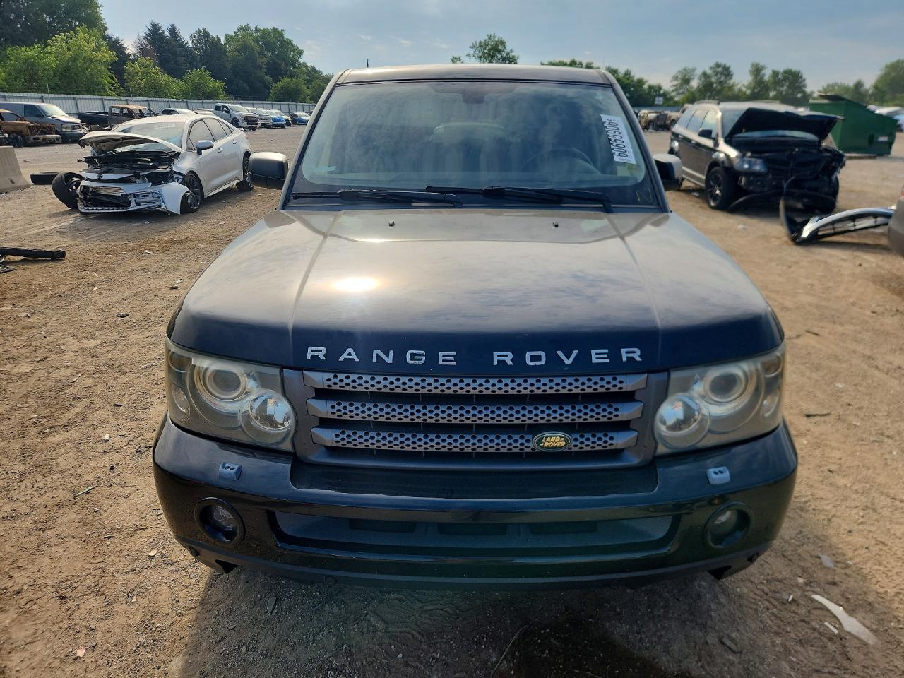 2006 Land Rover Range Rover Sport Black vin: SALSD25416A905878