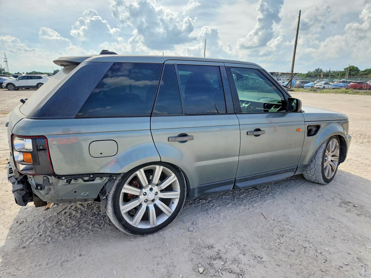 2007 Land Rover Range Rover Sport Hse Green vin: SALSF25407A108226