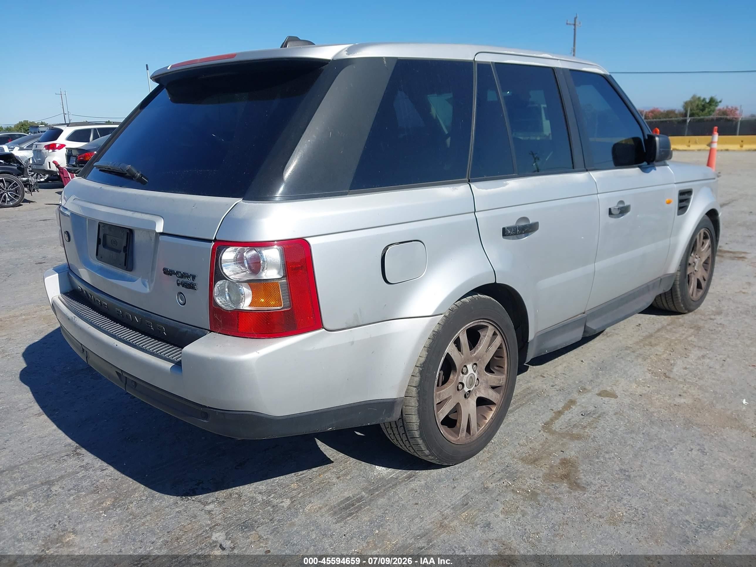 2006 Land Rover Range Rover Sport Hse Gray vin: SALSF25416A916549
